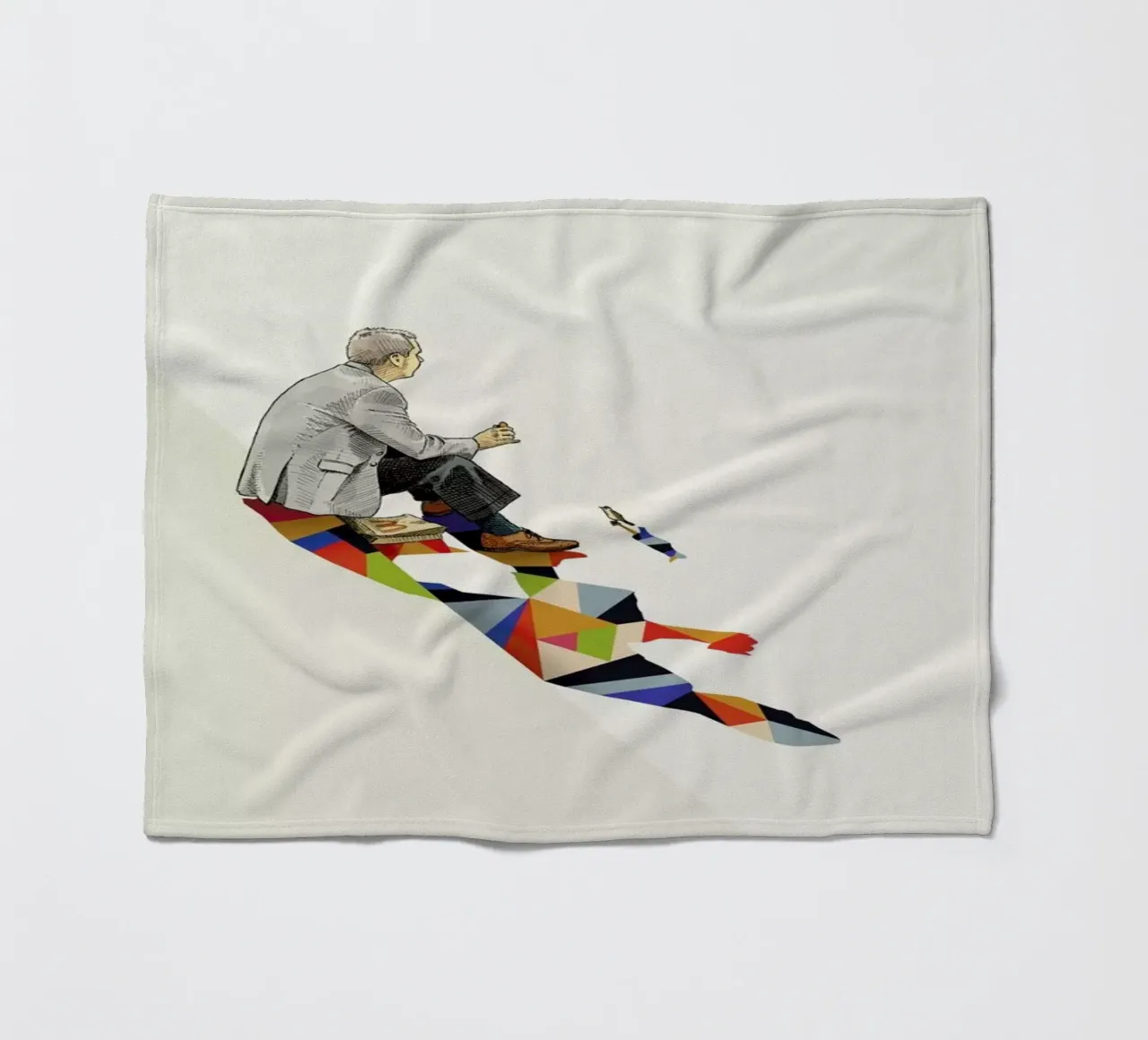 Walking Shadow - Lunch plaid polaire de Jason Ratliff