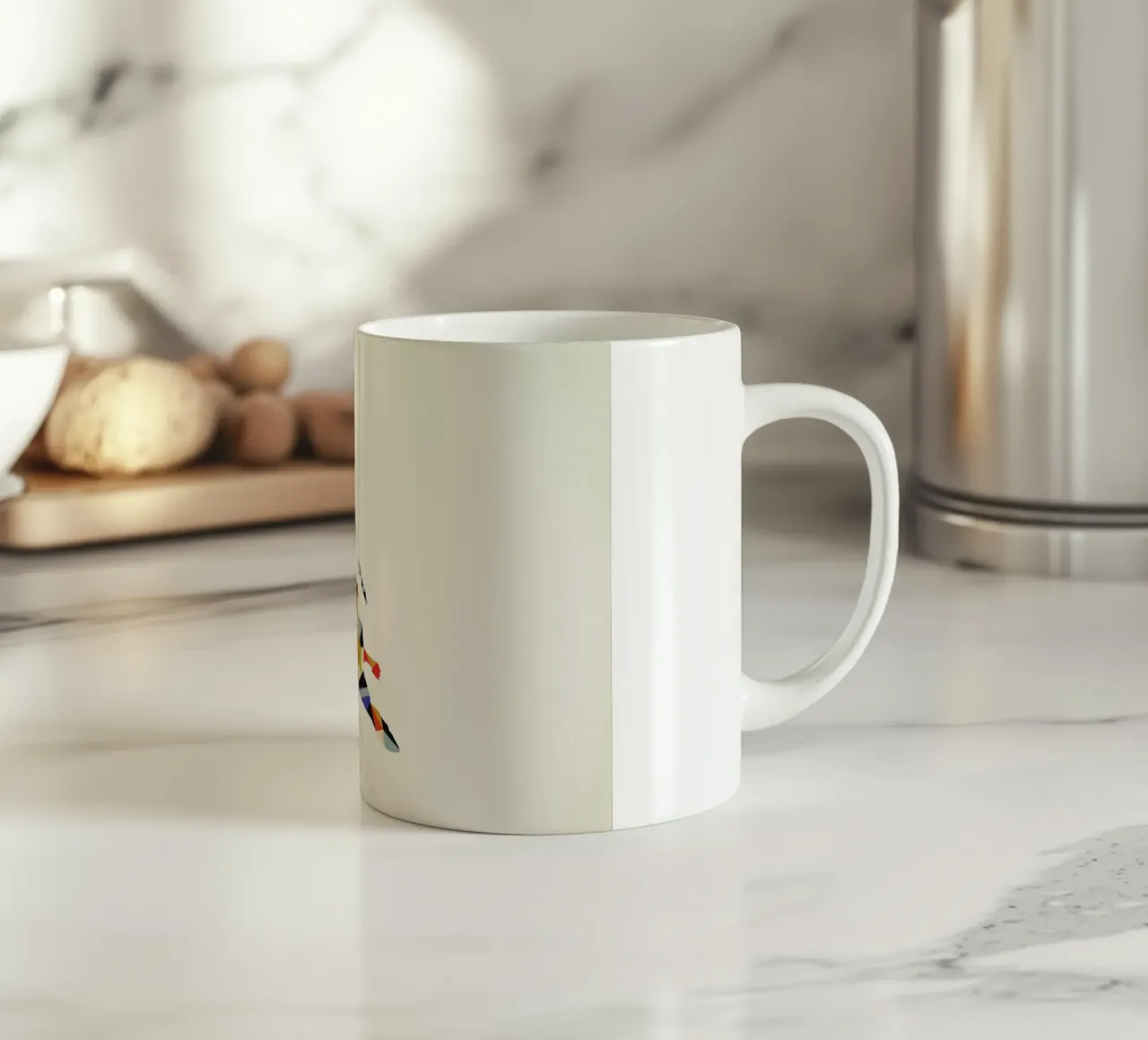 Walking Shadow - Lunch tazza in ceramica da Jason Ratliff