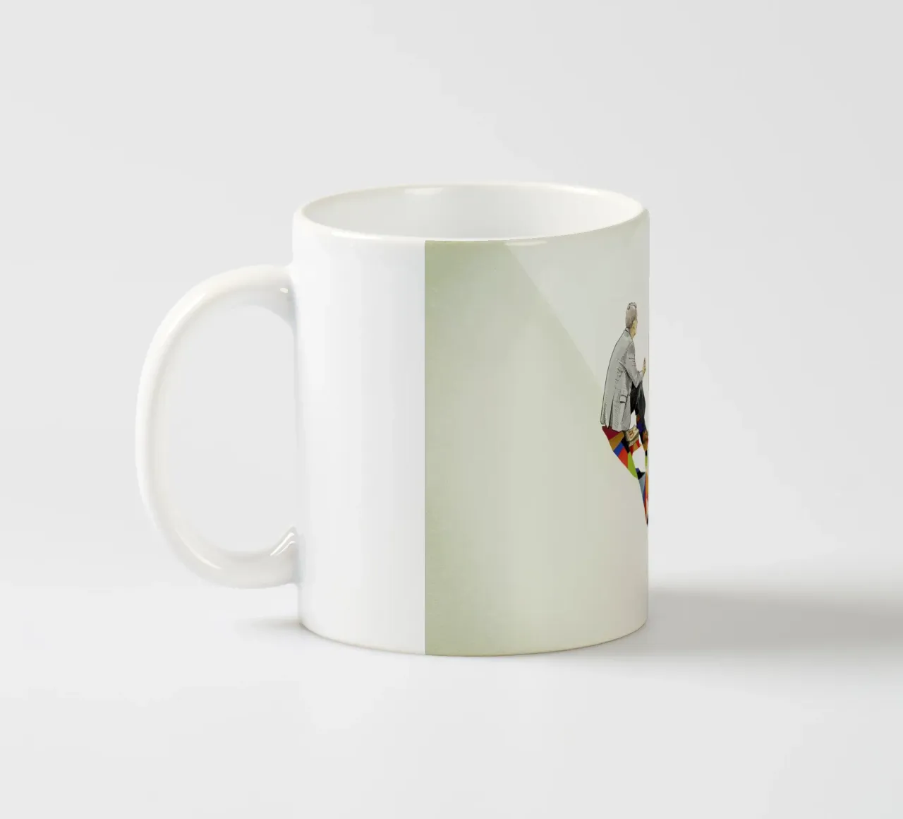 Walking Shadow - Lunch tazza in ceramica da Jason Ratliff
