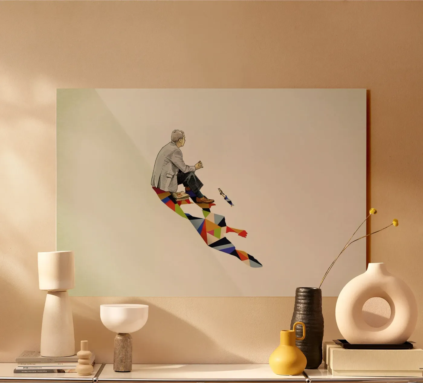 Walking Shadow - Lunch Acryl-Glas von Jason Ratliff