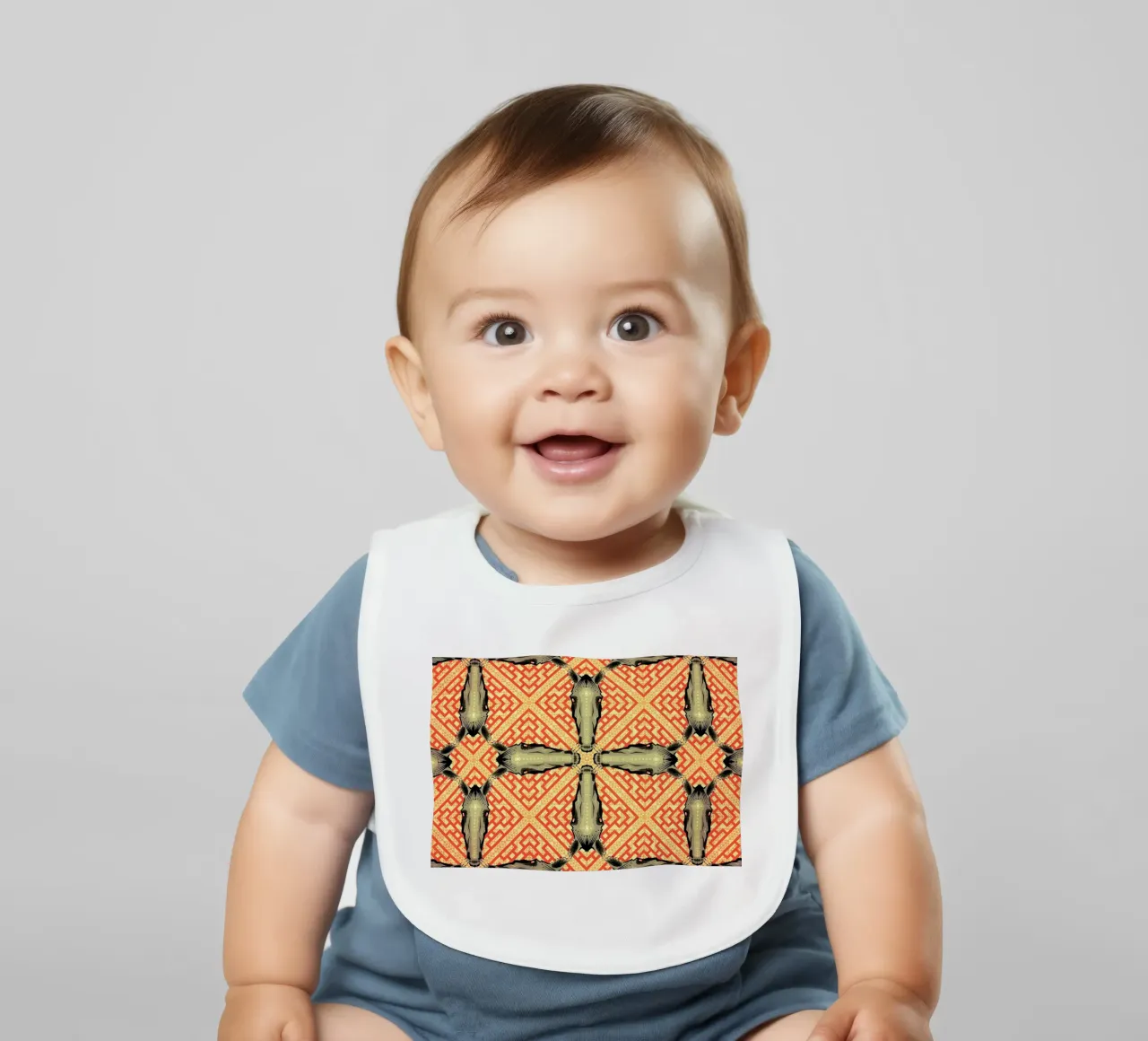 Horse Pattern Babylätzchen von Chobopop