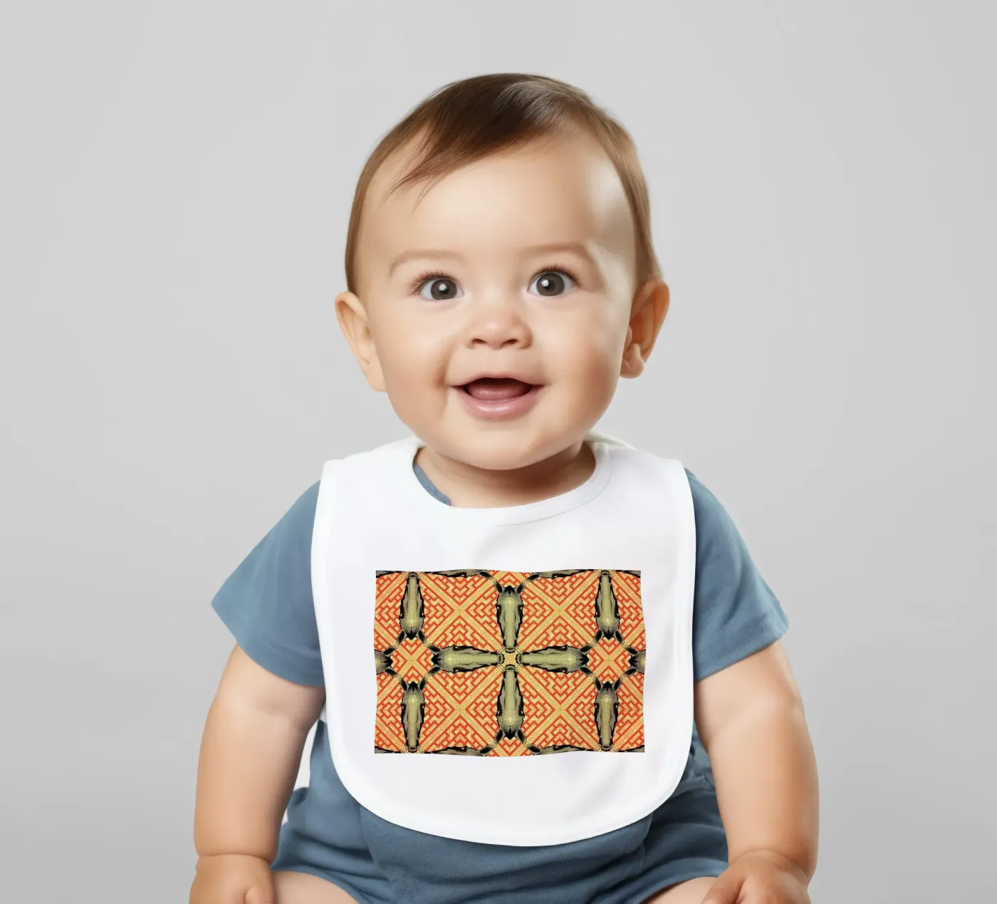 Horse Pattern bavaglino da Chobopop