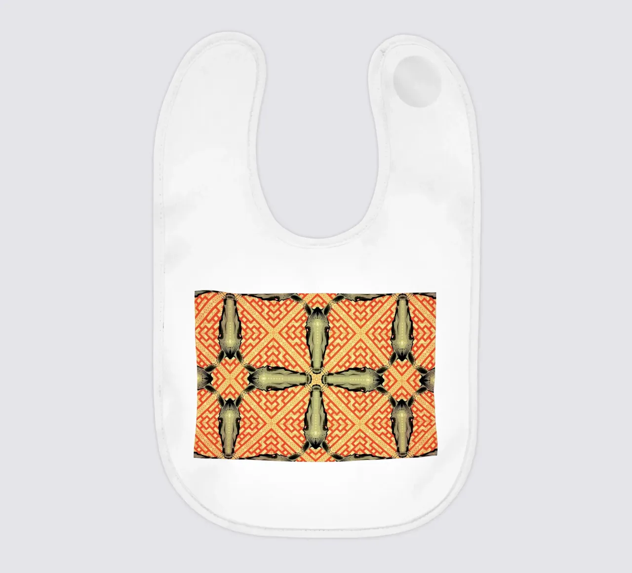 Horse Pattern bavaglino da Chobopop