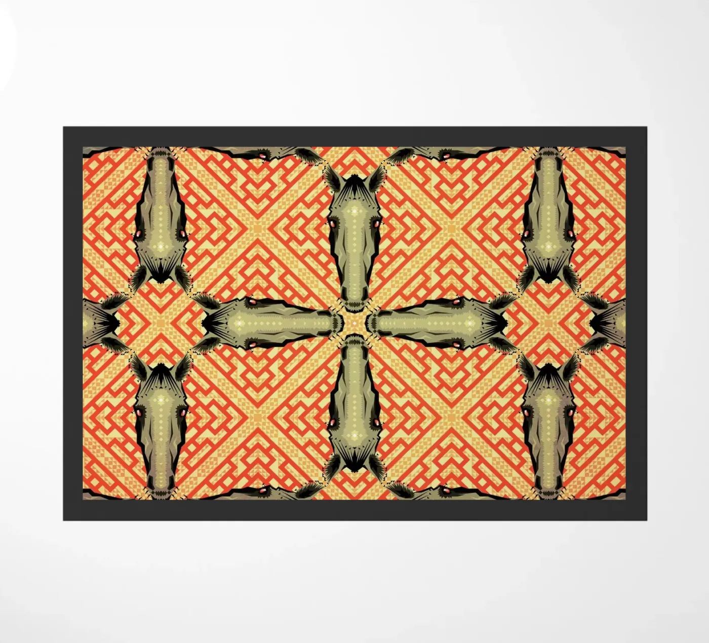 Horse Pattern doormat by Chobopop