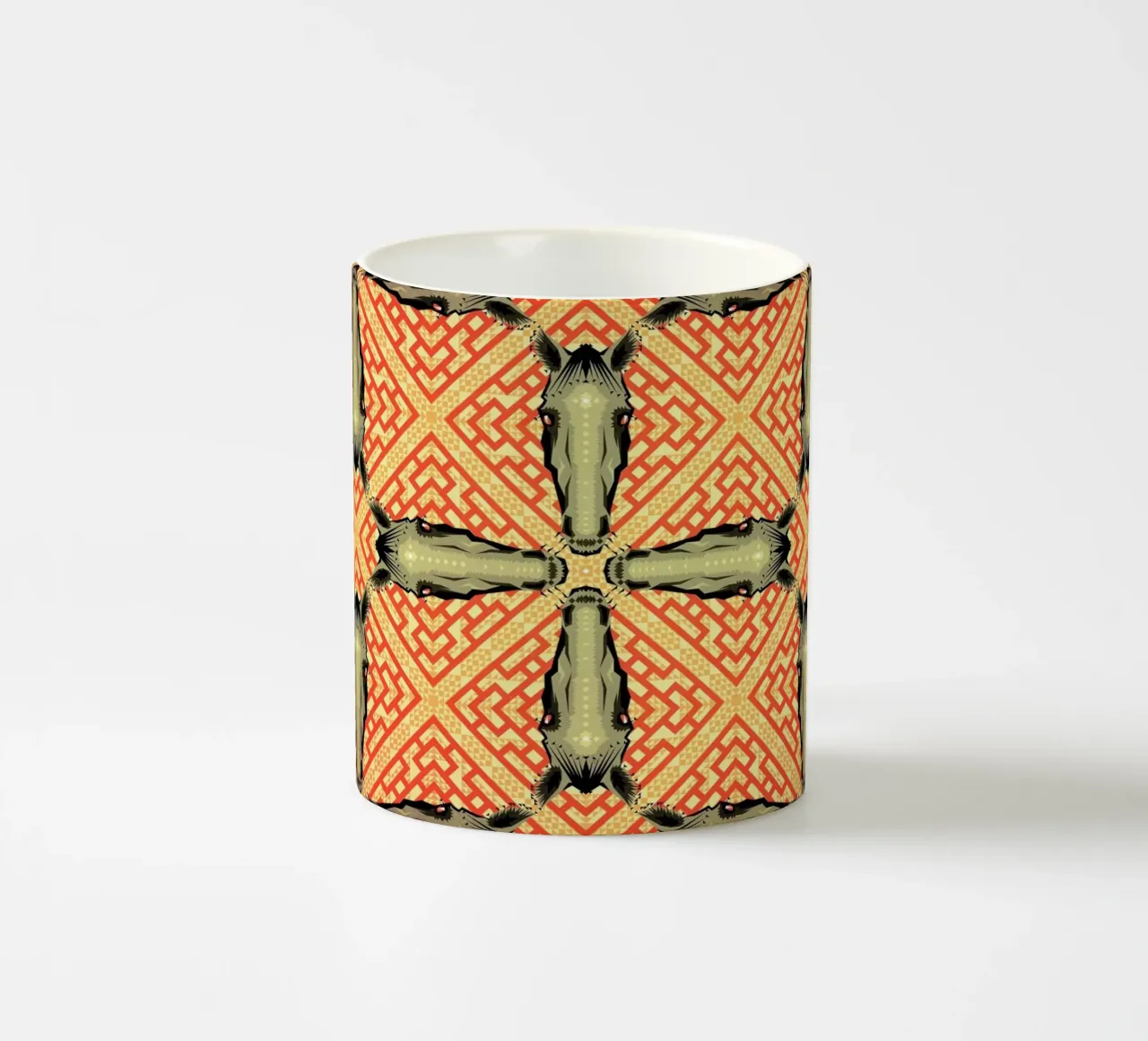 Horse Pattern tazza in ceramica da Chobopop