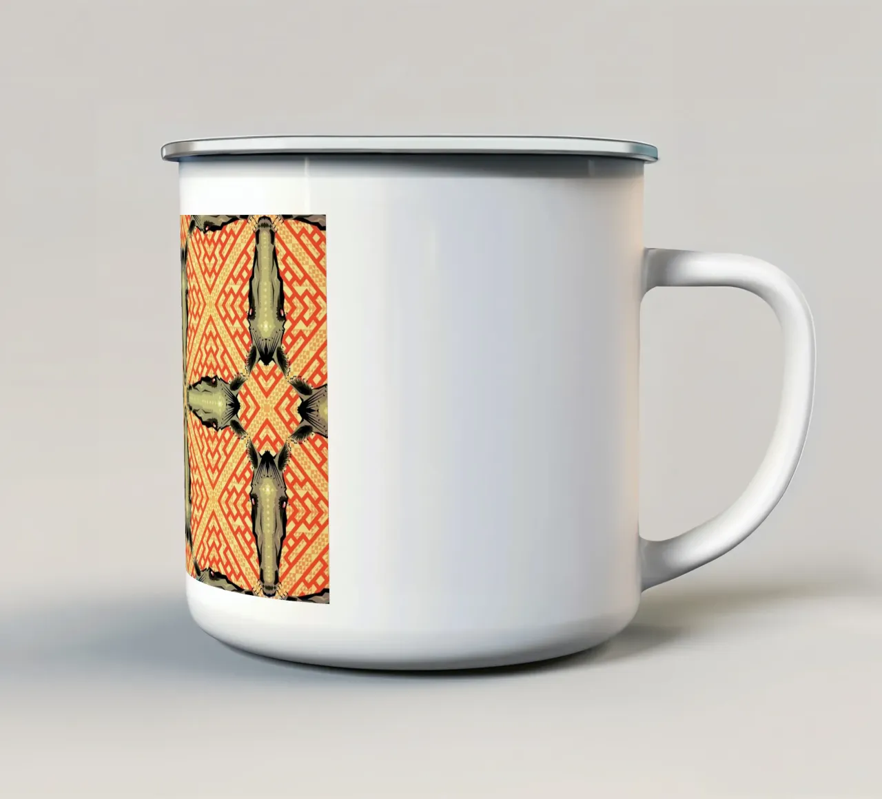 Horse Pattern tazza in smalto da Chobopop