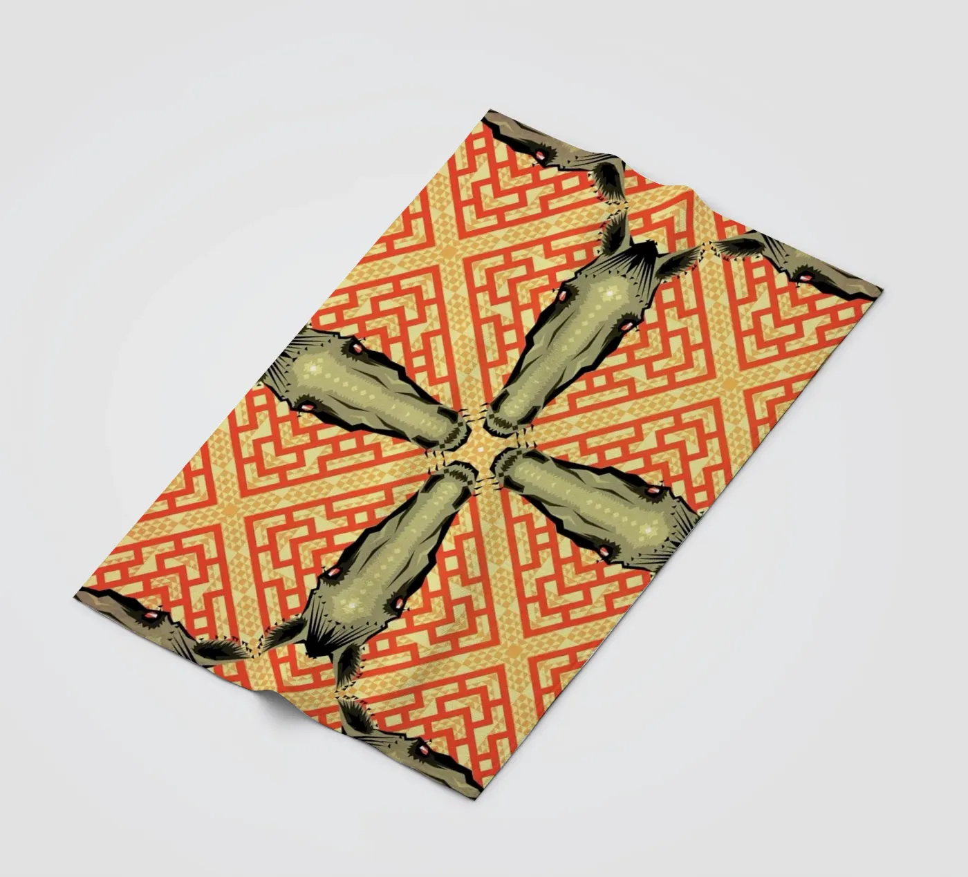 Horse Pattern Fleecedecke von Chobopop