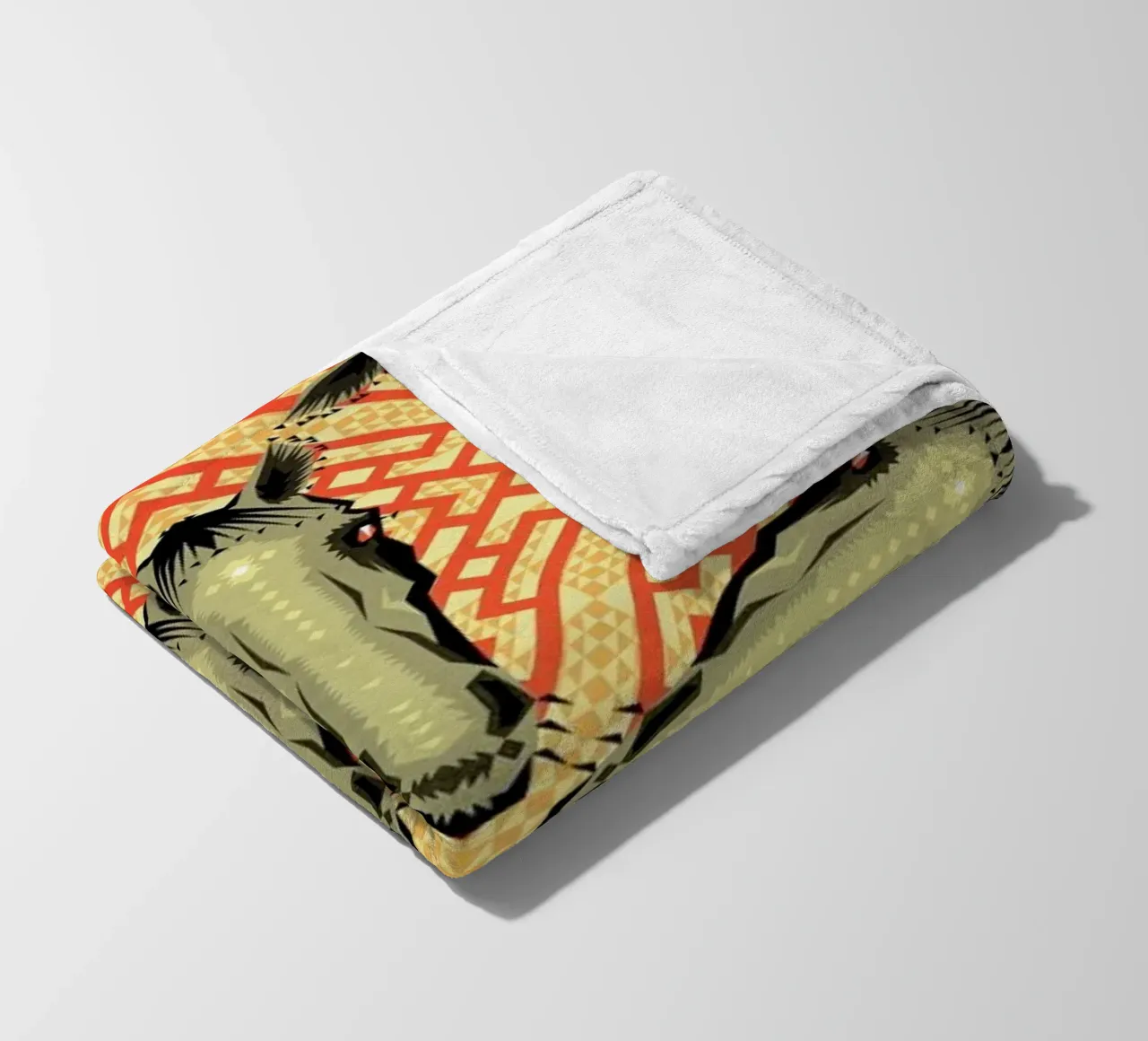 Horse Pattern fleecedeken van Chobopop