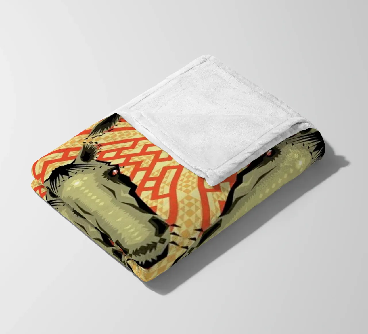 Horse Pattern fleecedeken van Chobopop