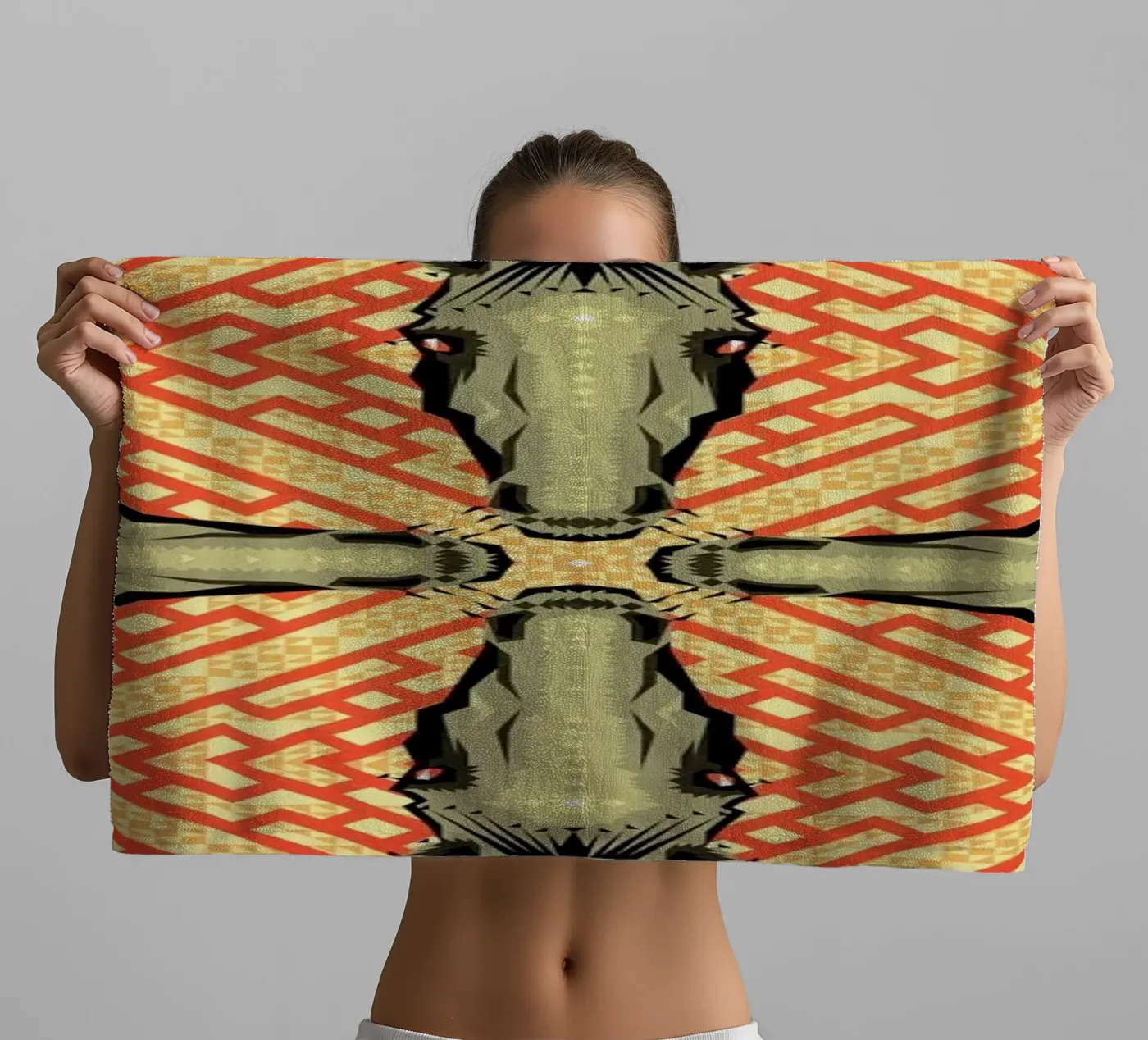 Horse Pattern badhanddoek van Chobopop