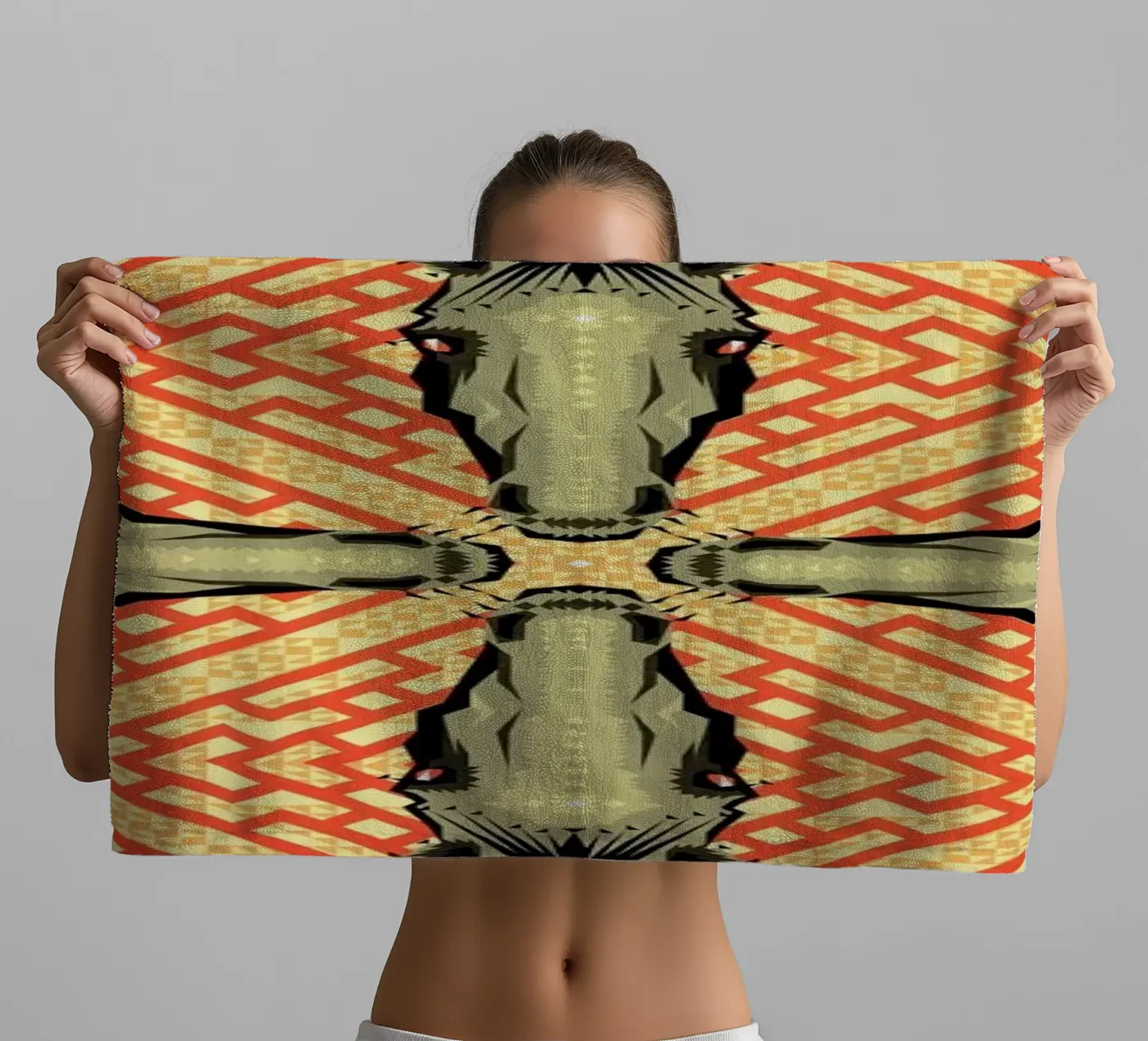 Horse Pattern badhanddoek van Chobopop