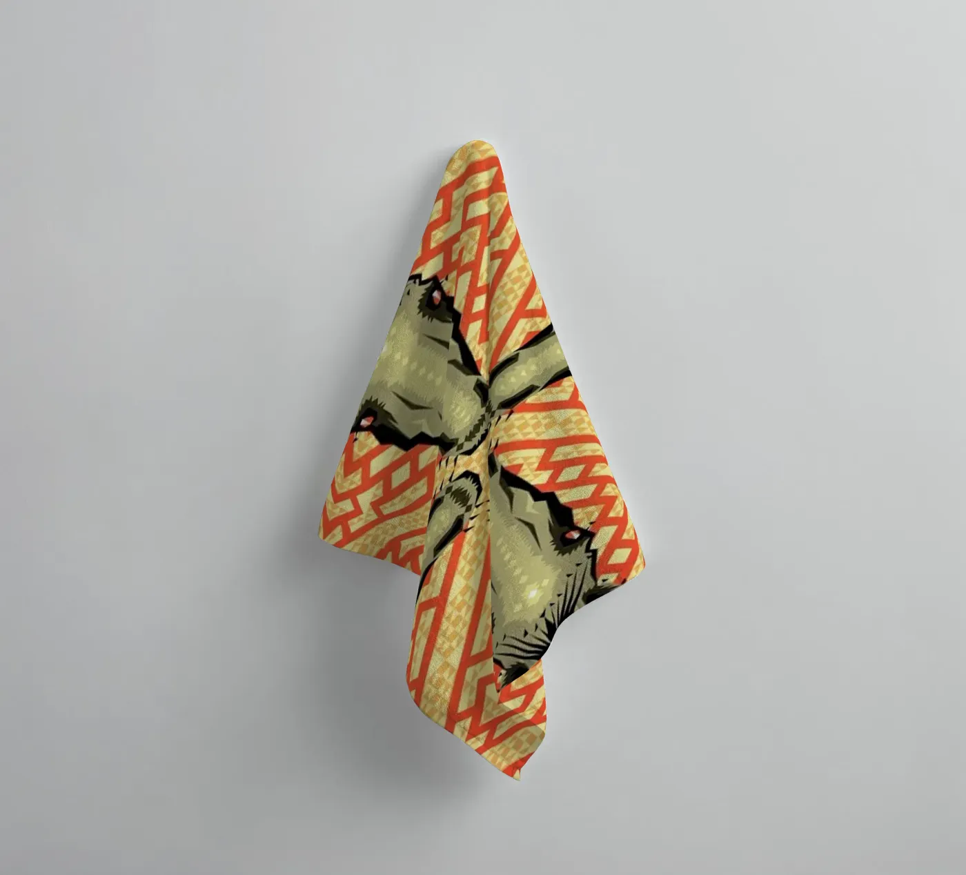 Horse Pattern badhanddoek van Chobopop