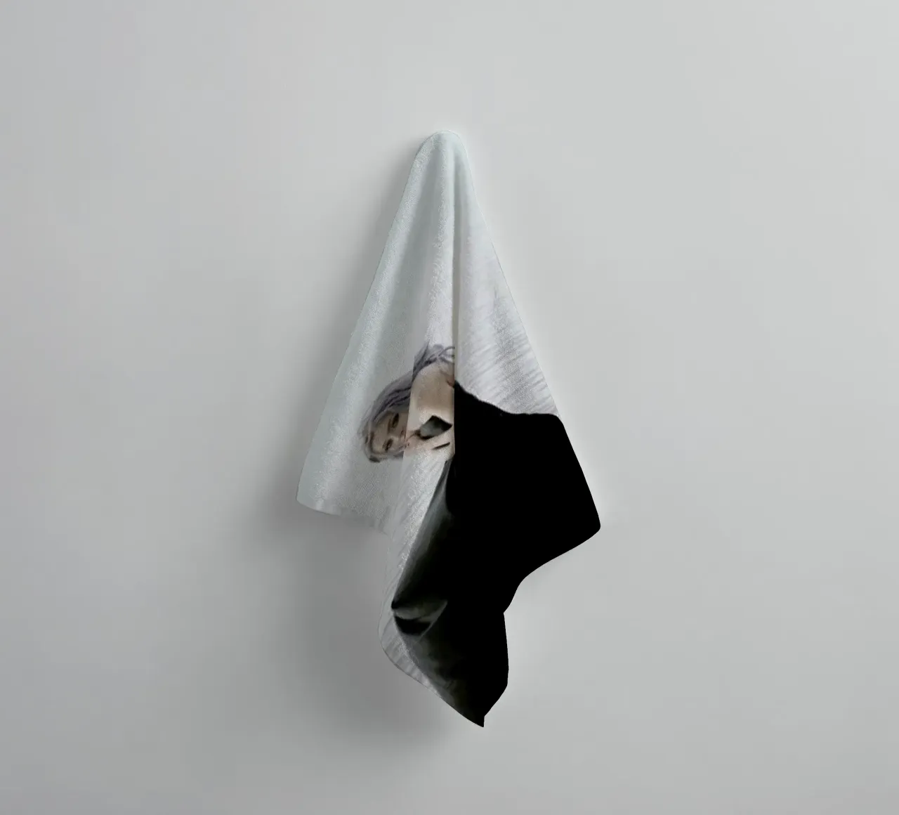 Black Balloons towel by Jovana Rikalo