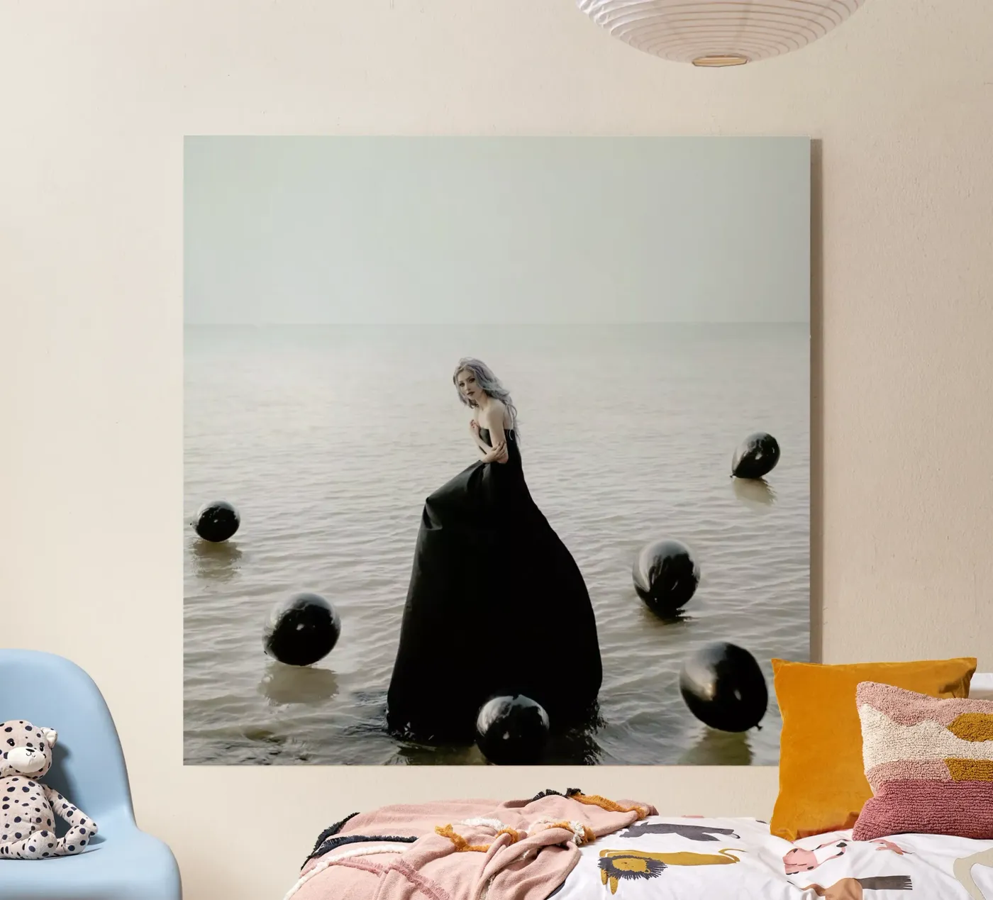 Black Balloons acryl van Jovana Rikalo