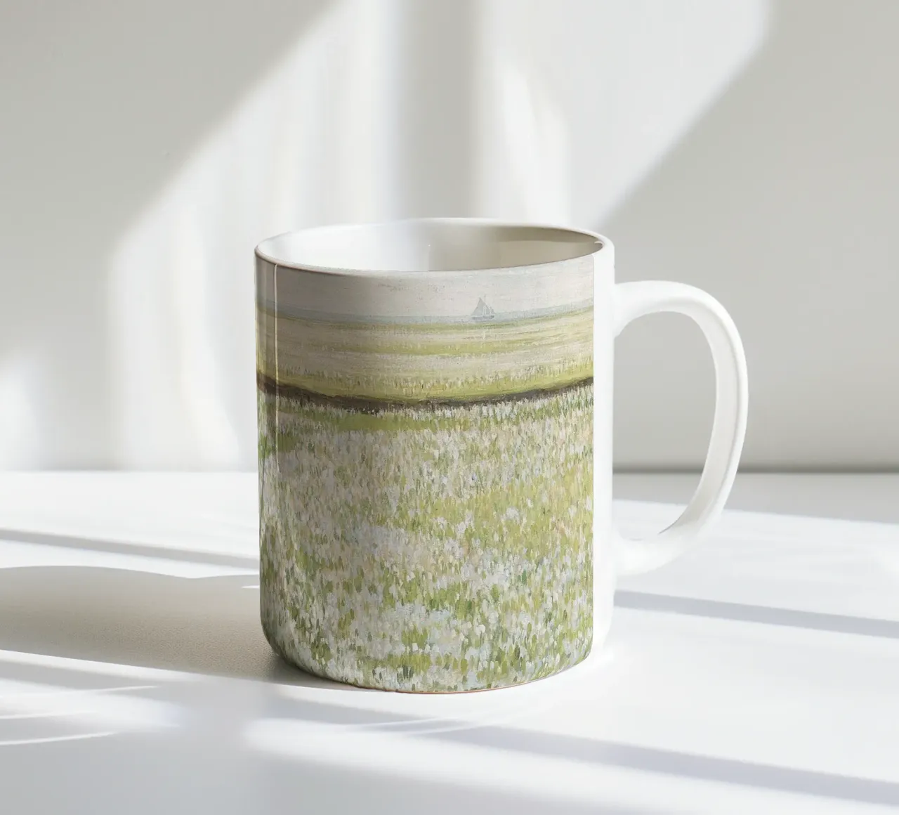 Spring Meadow Landscape tazza in ceramica da apoloprints
