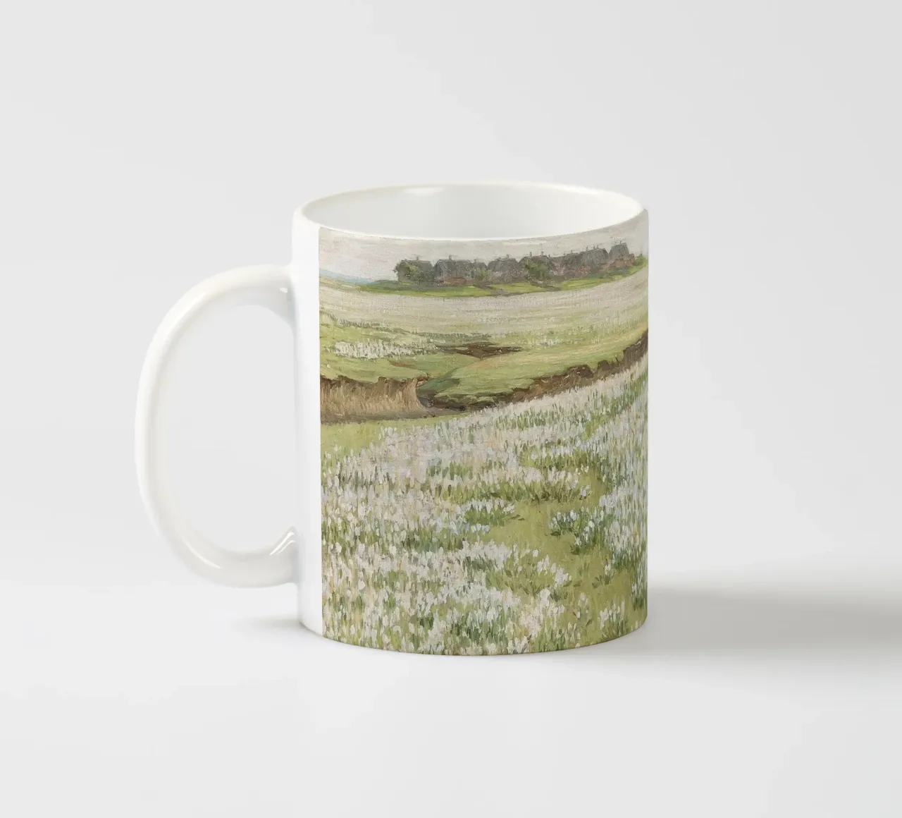 Spring Meadow Landscape tazza in ceramica da apoloprints