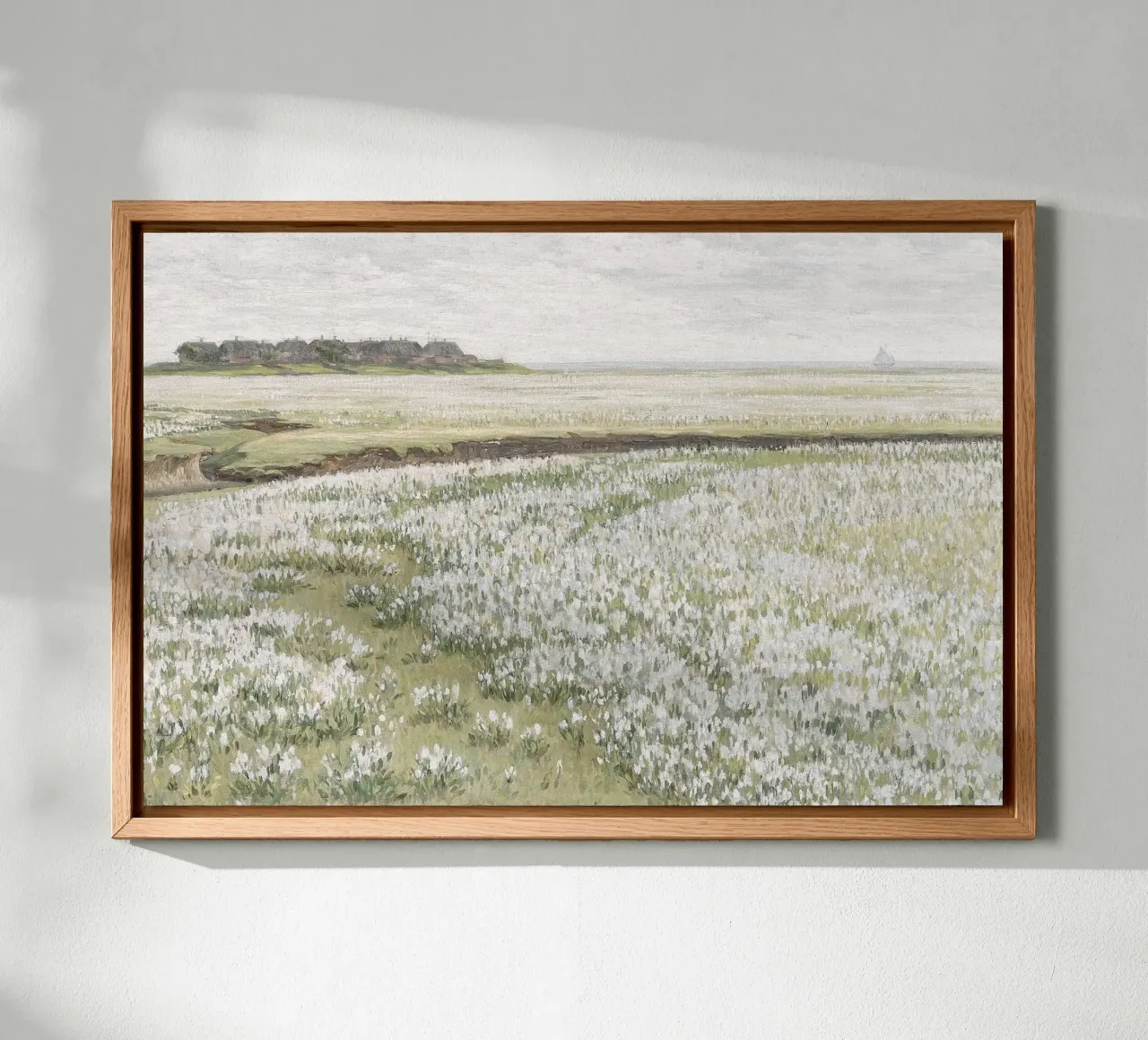 Spring meadow canvas met Baklijst van apoloprints