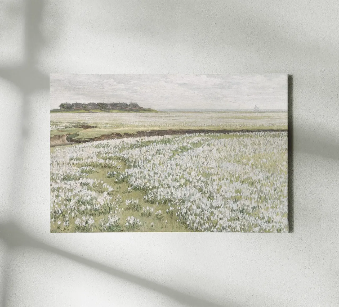 Spring meadow canvas met Baklijst van apoloprints