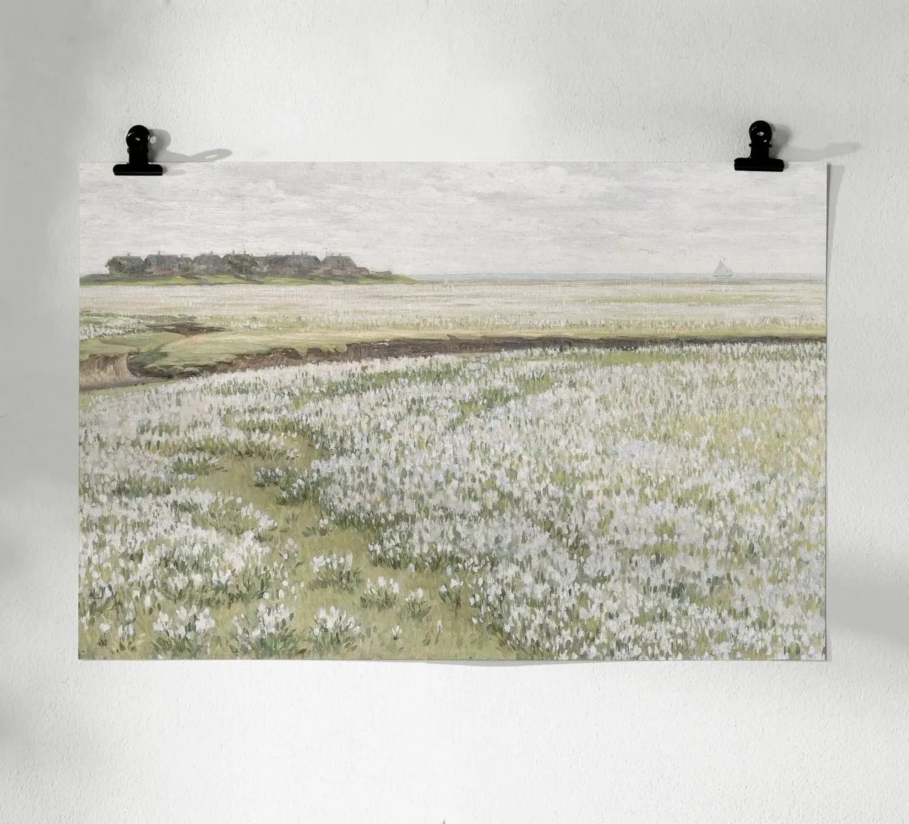 Spring meadow poster con telaio in plastica da apoloprints