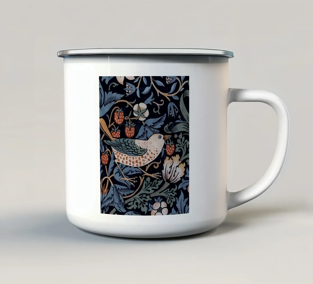 William Morris - Ladro di fragole tazza in smalto da William Store