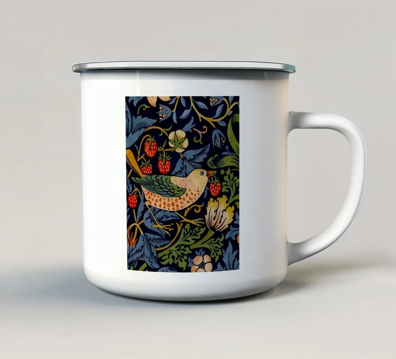 William Morris - Ladro di fragole tazza in smalto da William Store