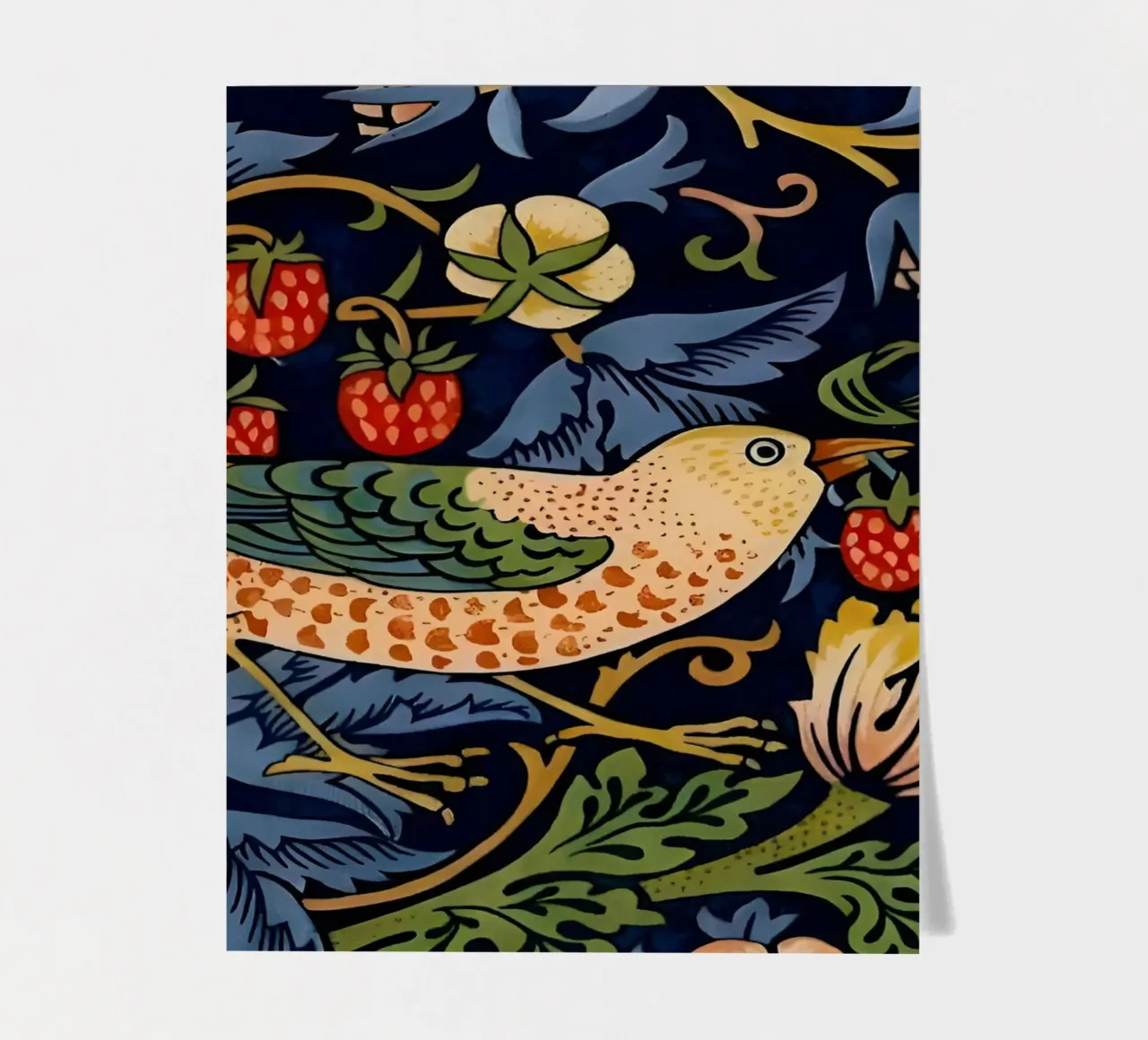 William Morris - Der Erdbeerdieb Stickerbogen von William Store