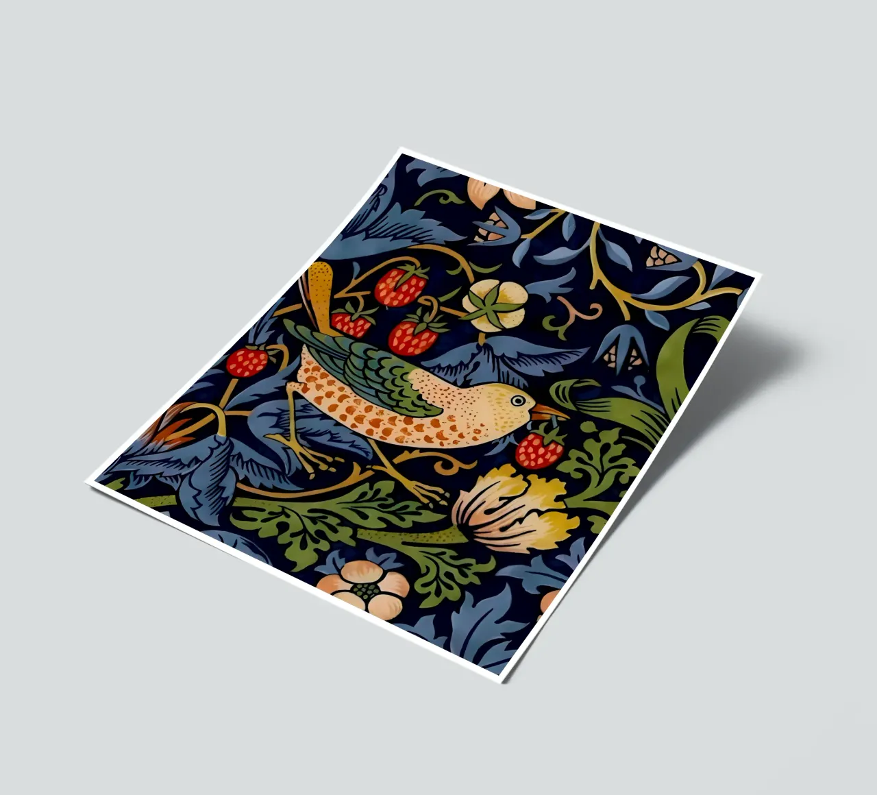 William Morris - Der Erdbeerdieb Stickerbogen von William Store