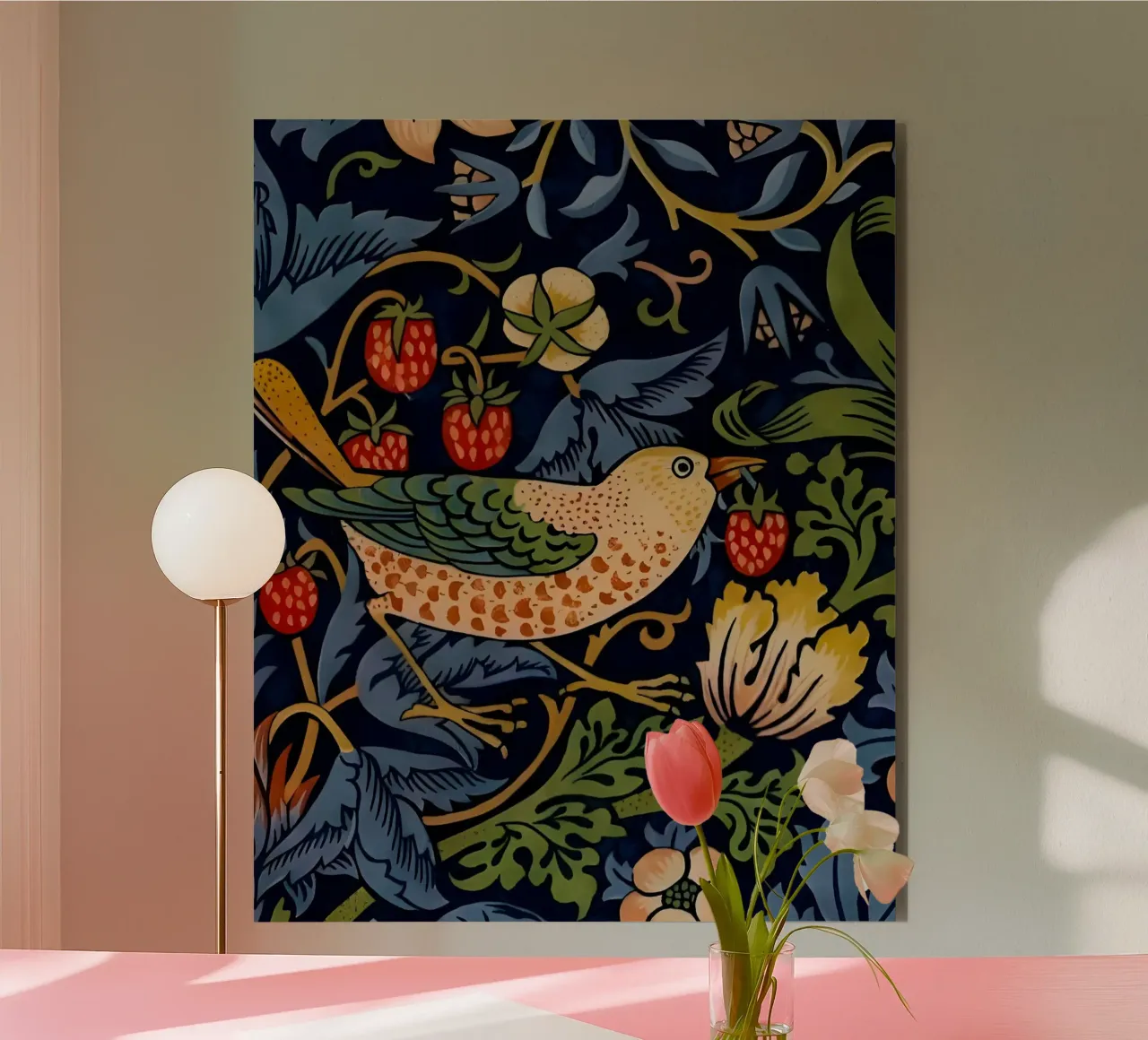 William Morris - Ladro di fragole alluminio dibond da William Store