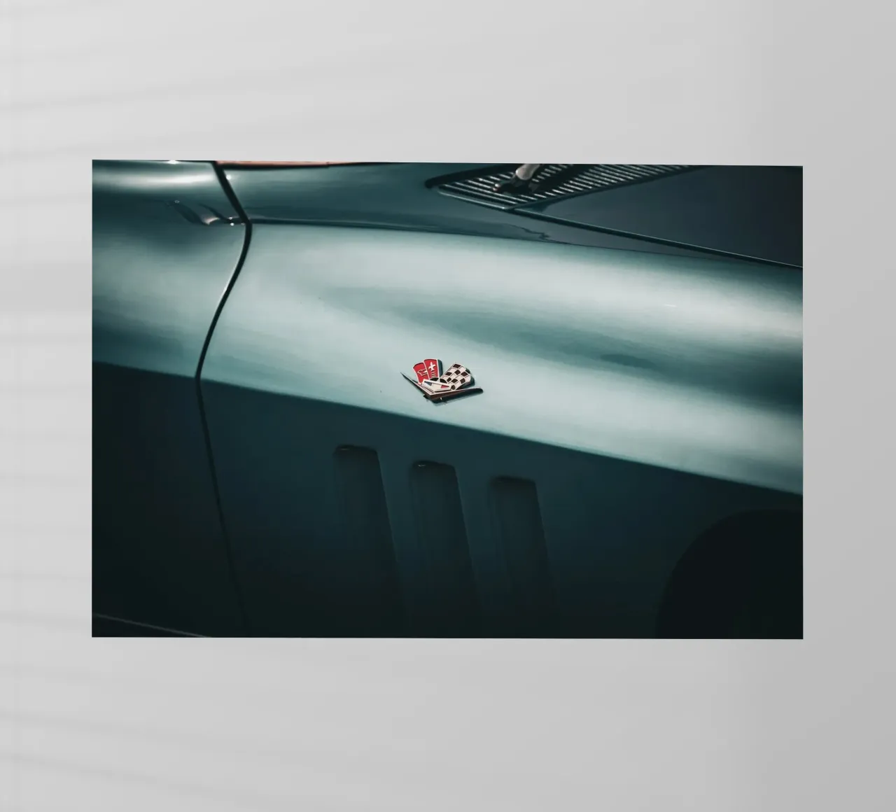 Corvette pellicola backlit da Flo Klein