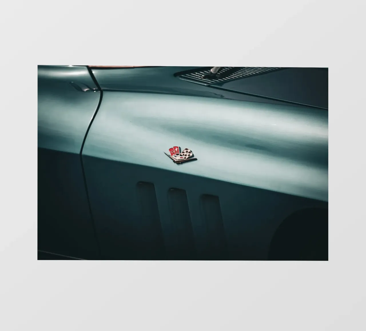 Corvette pellicola backlit da Flo Klein