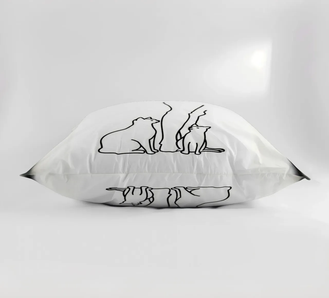 Cat Print decorative cushion by ZARAH
