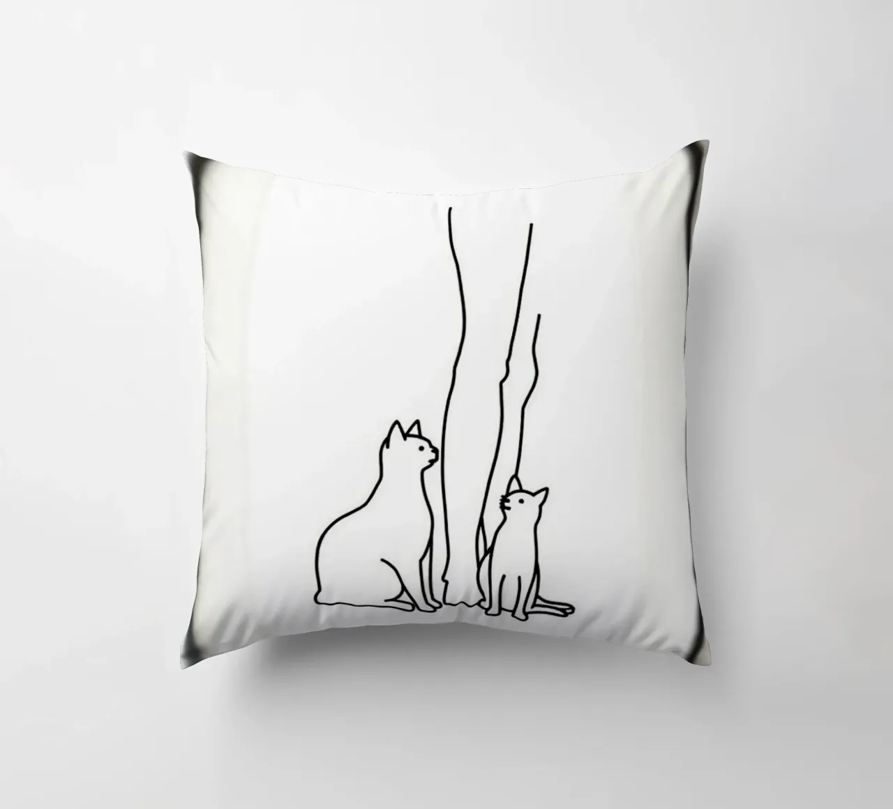 Cat Print decorative cushion by ZARAH