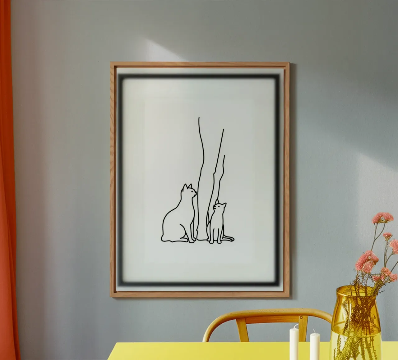 Cat Print alu-dibond by ZARAH