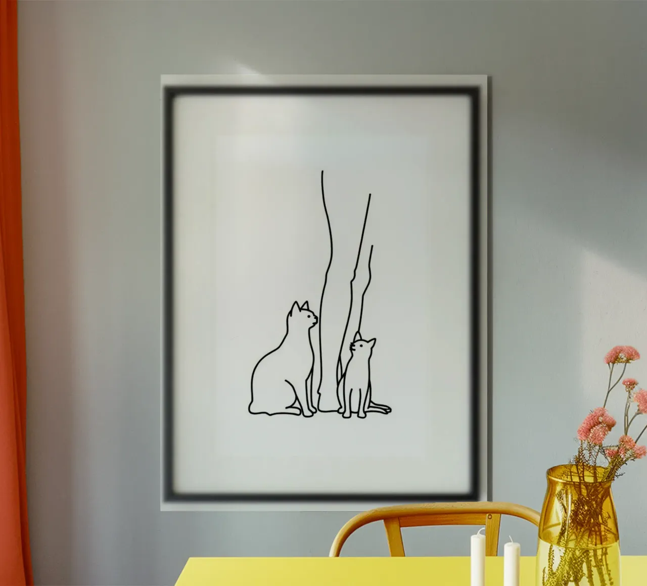 Cat Print alu-dibond by ZARAH
