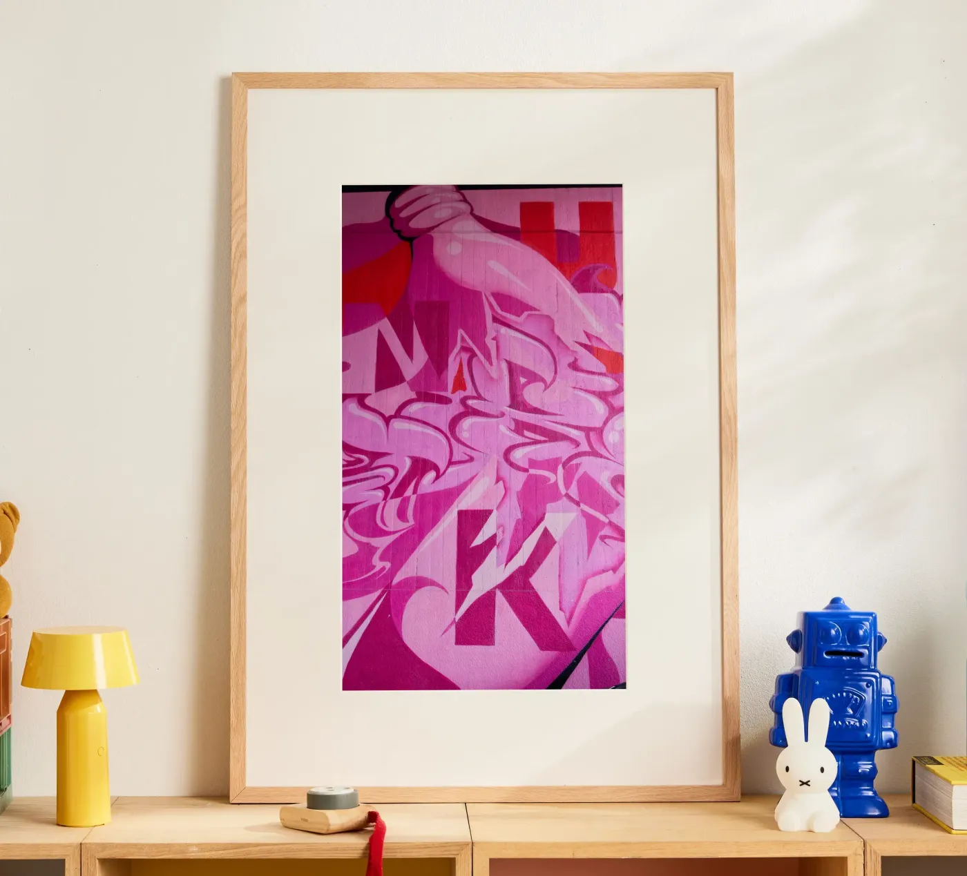 Pink Graffiti poster da UrbanART