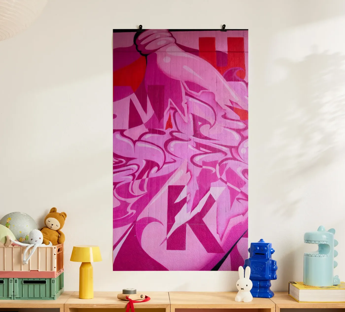 Pink Graffiti poster da UrbanART