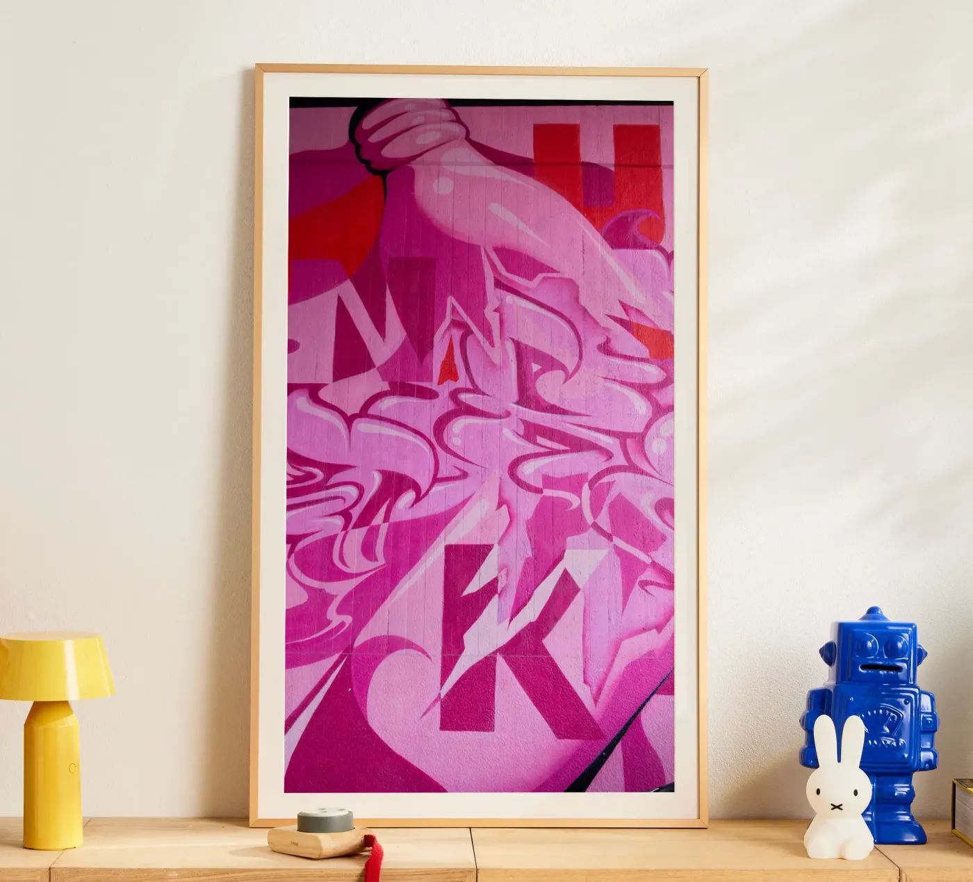 Pink Graffiti poster da UrbanART