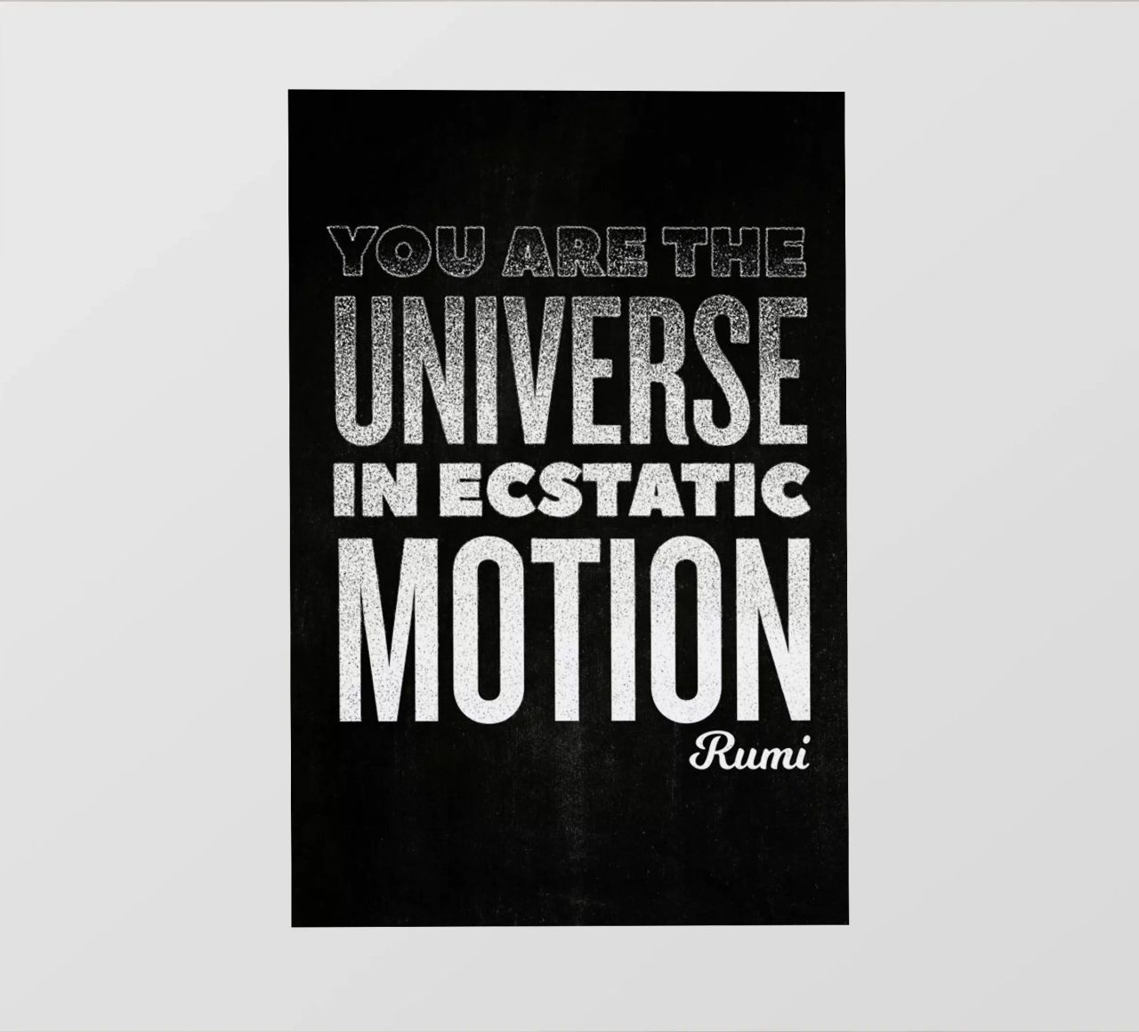 You Are the Universe pellicola backlit da Summerchamps