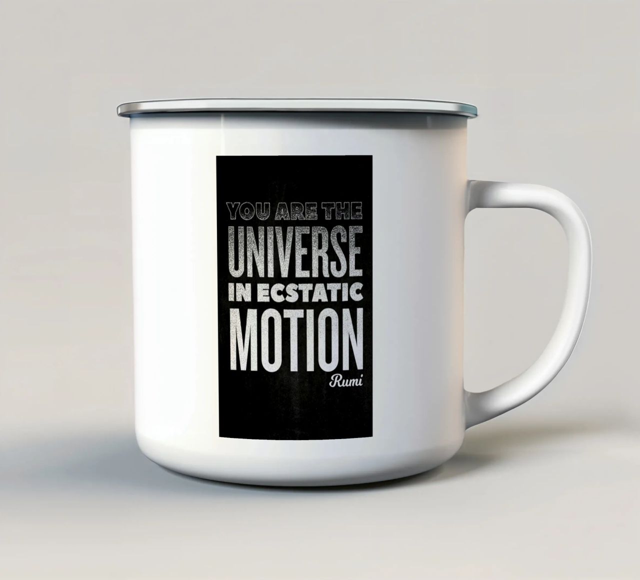 You Are the Universe tazza in smalto da Summerchamps