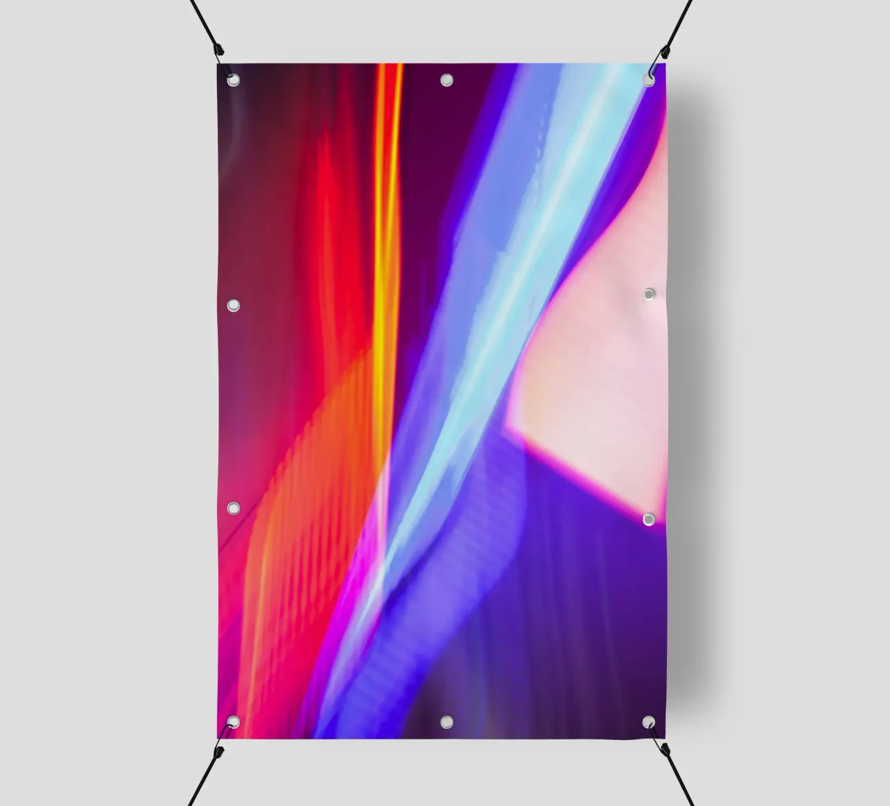 Licht Kunst telo in pvc da Flo Klein