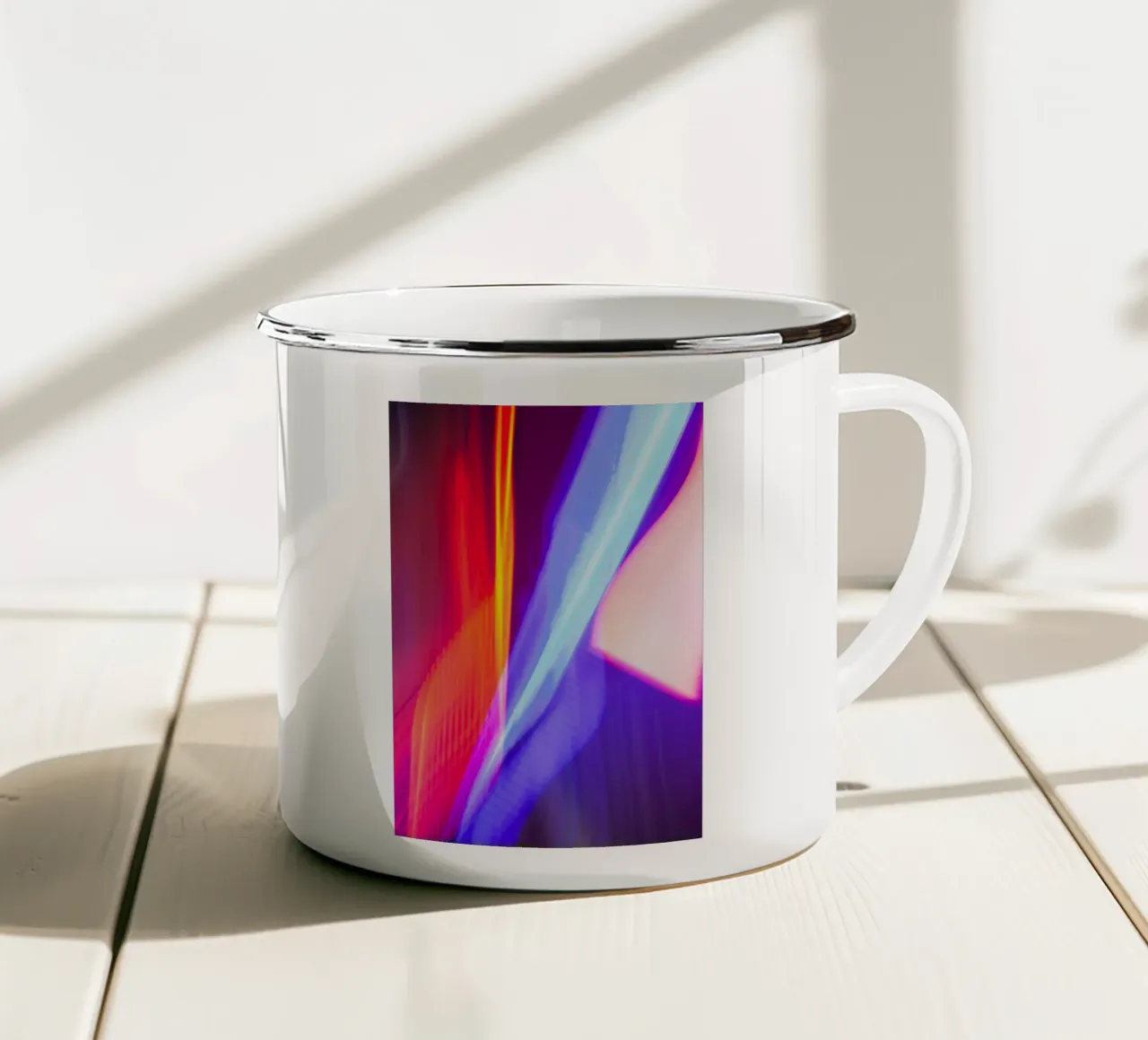 Licht Kunst tazza in smalto da Flo Klein