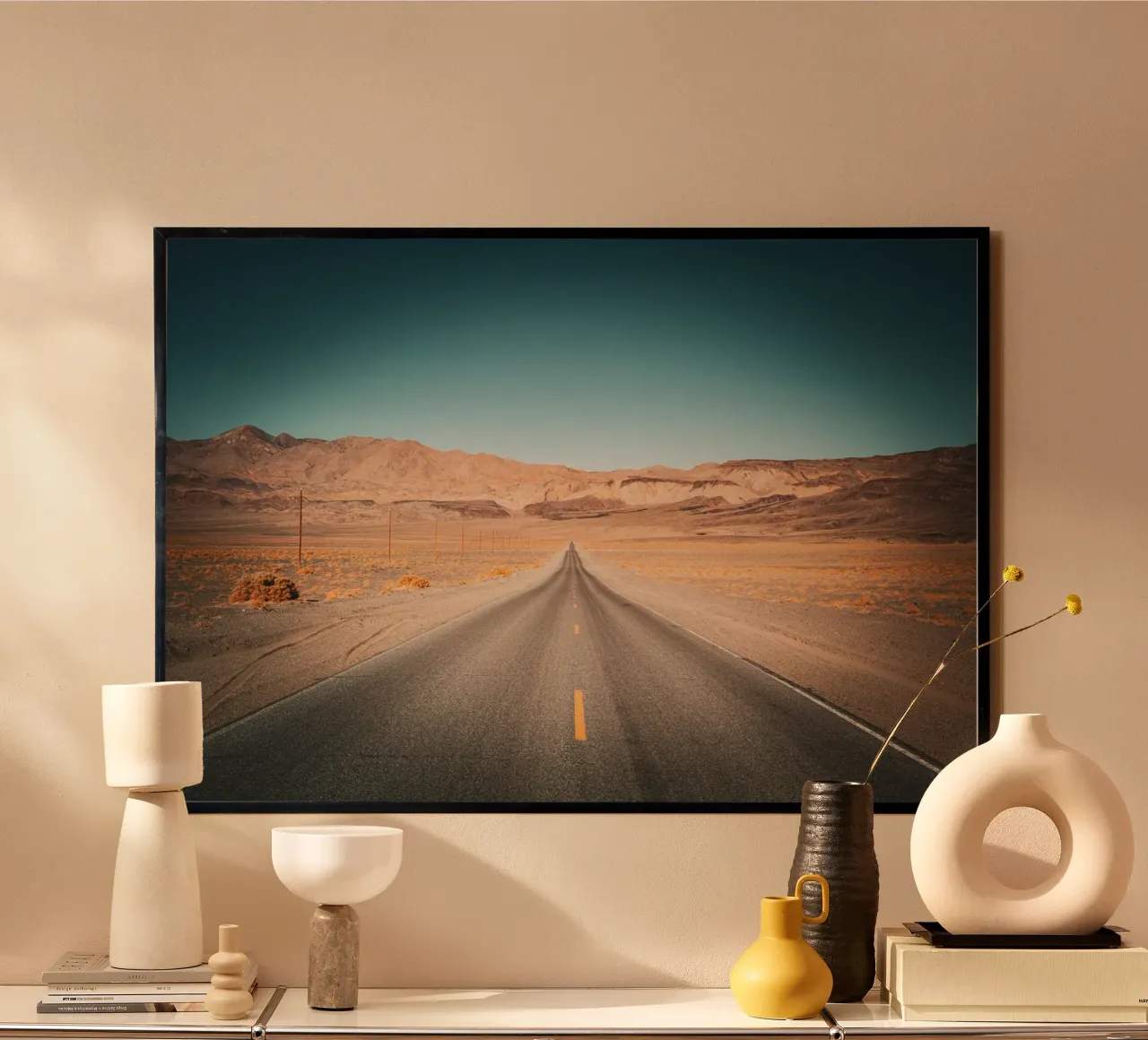 Die Straße poster van Flo Klein