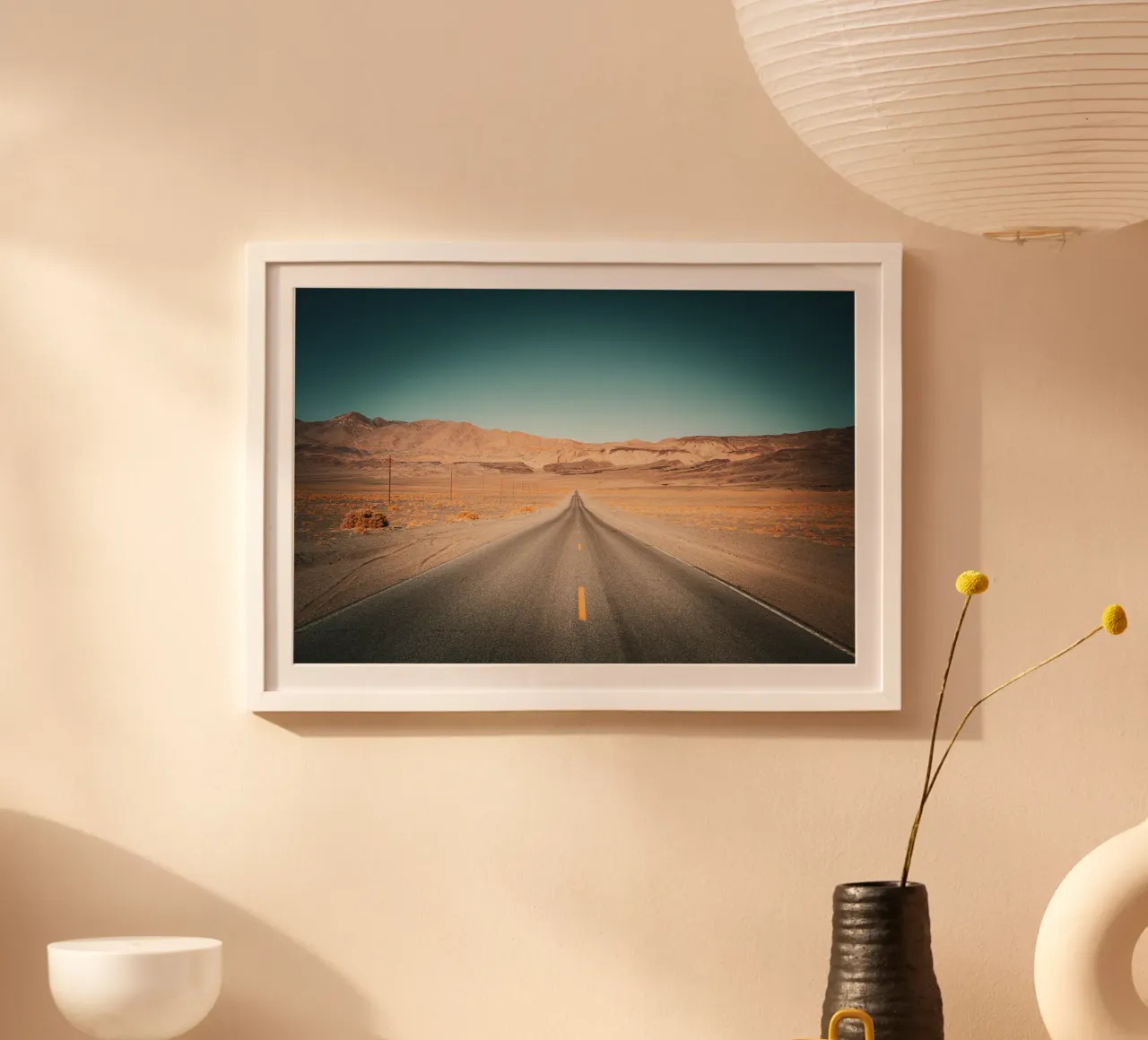 Die Straße poster van Flo Klein