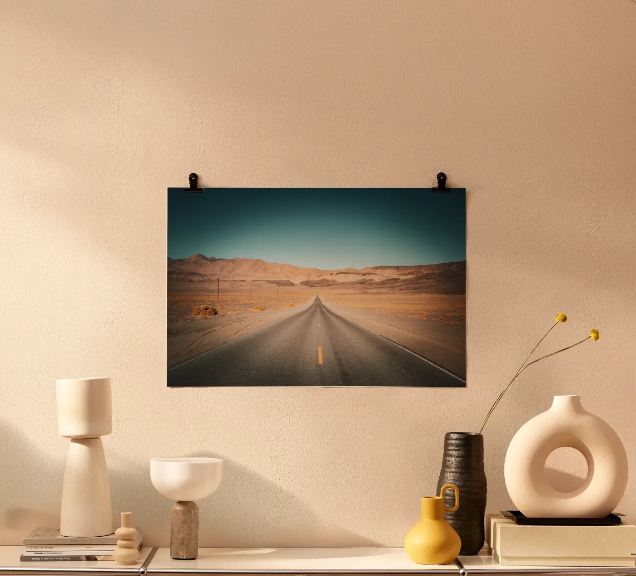 Die Straße poster van Flo Klein