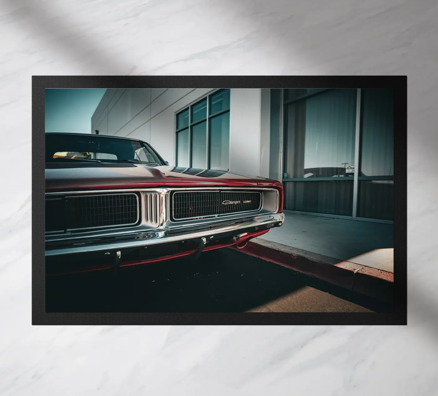 Dodge deurmat van Flo Klein Gallery