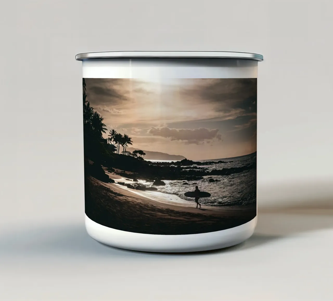 Hawaii tazza in smalto da Flo Klein