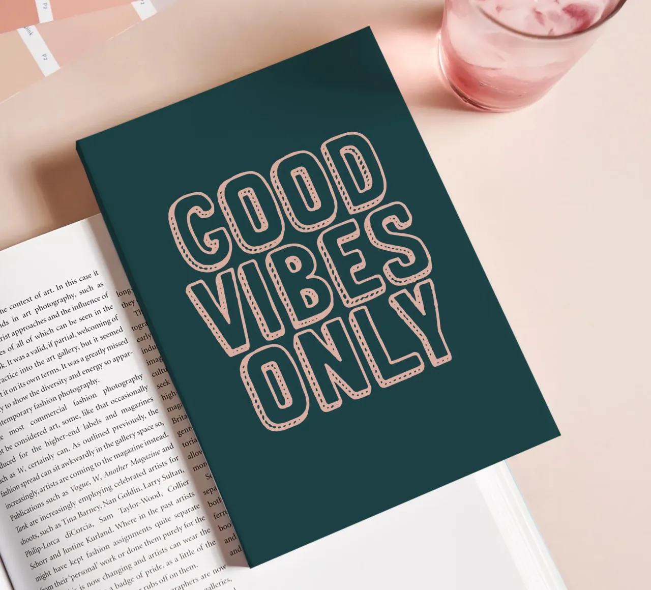 Good Vibes Only notebook by Wall of Words