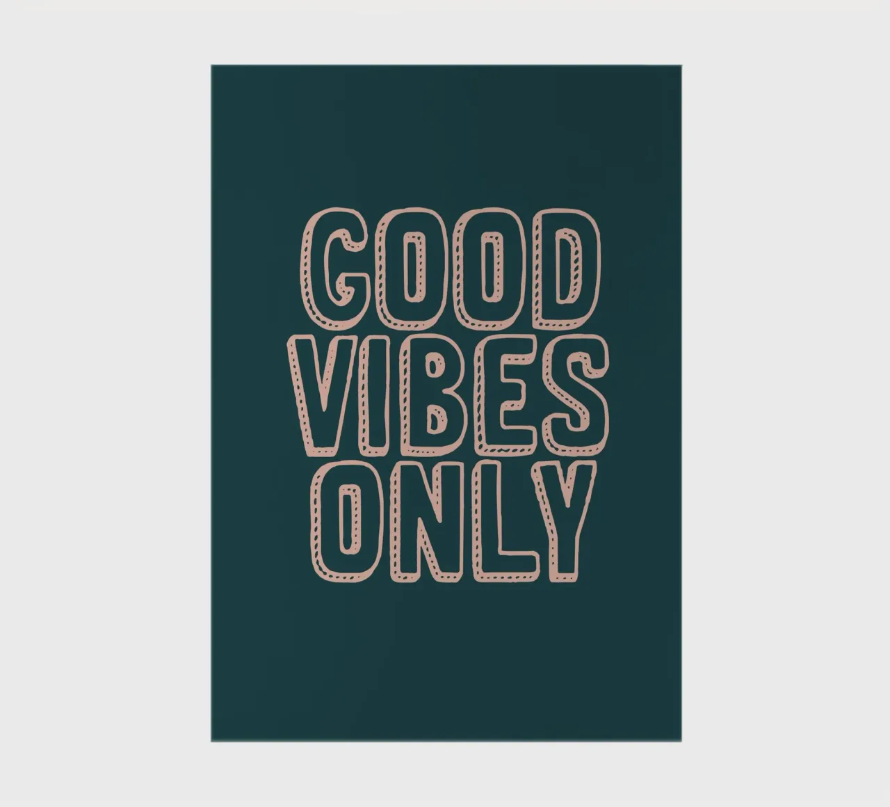 Good Vibes Only notebook by Wall of Words