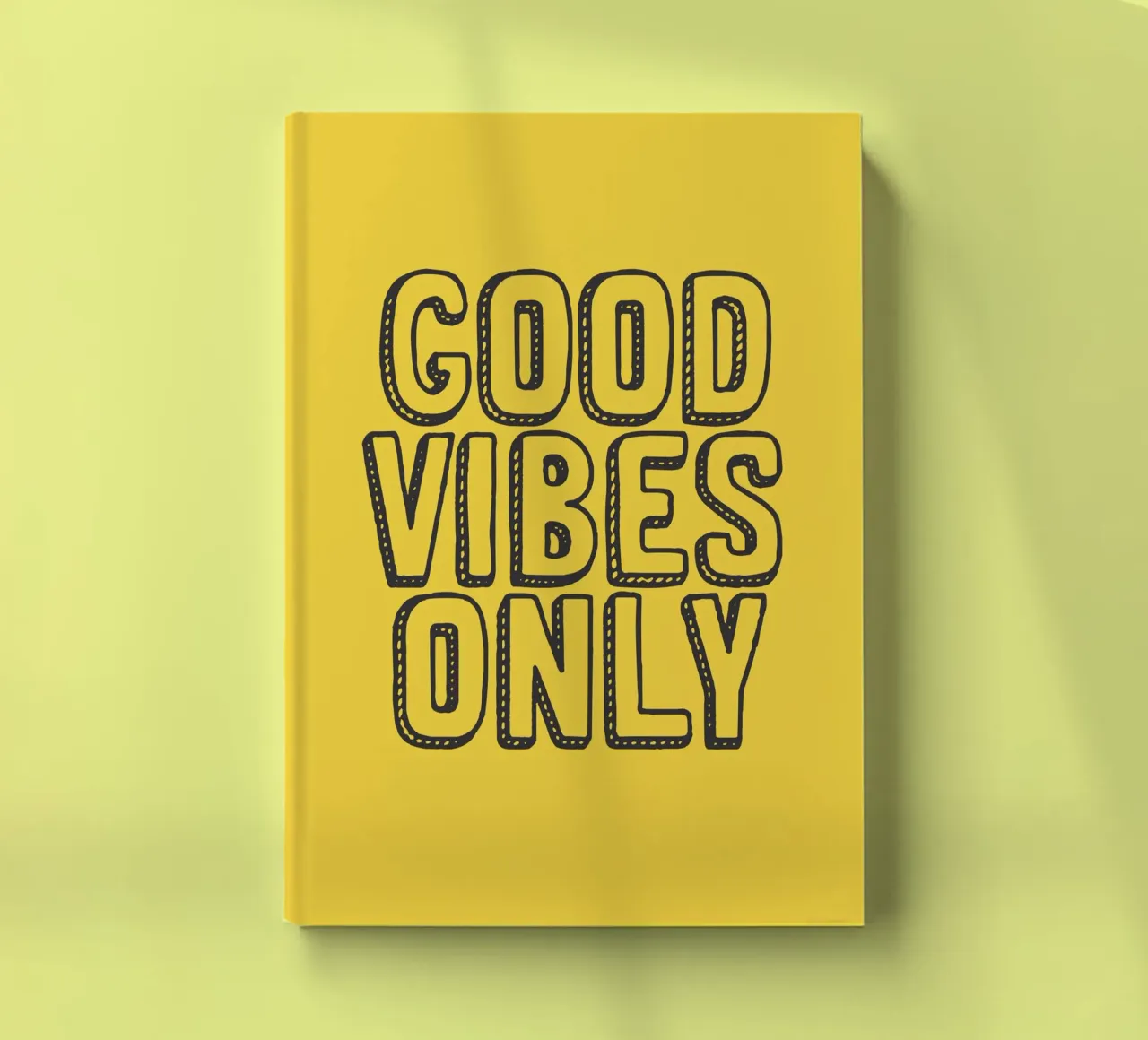 Good Vibes Only notebook by Wall of Words