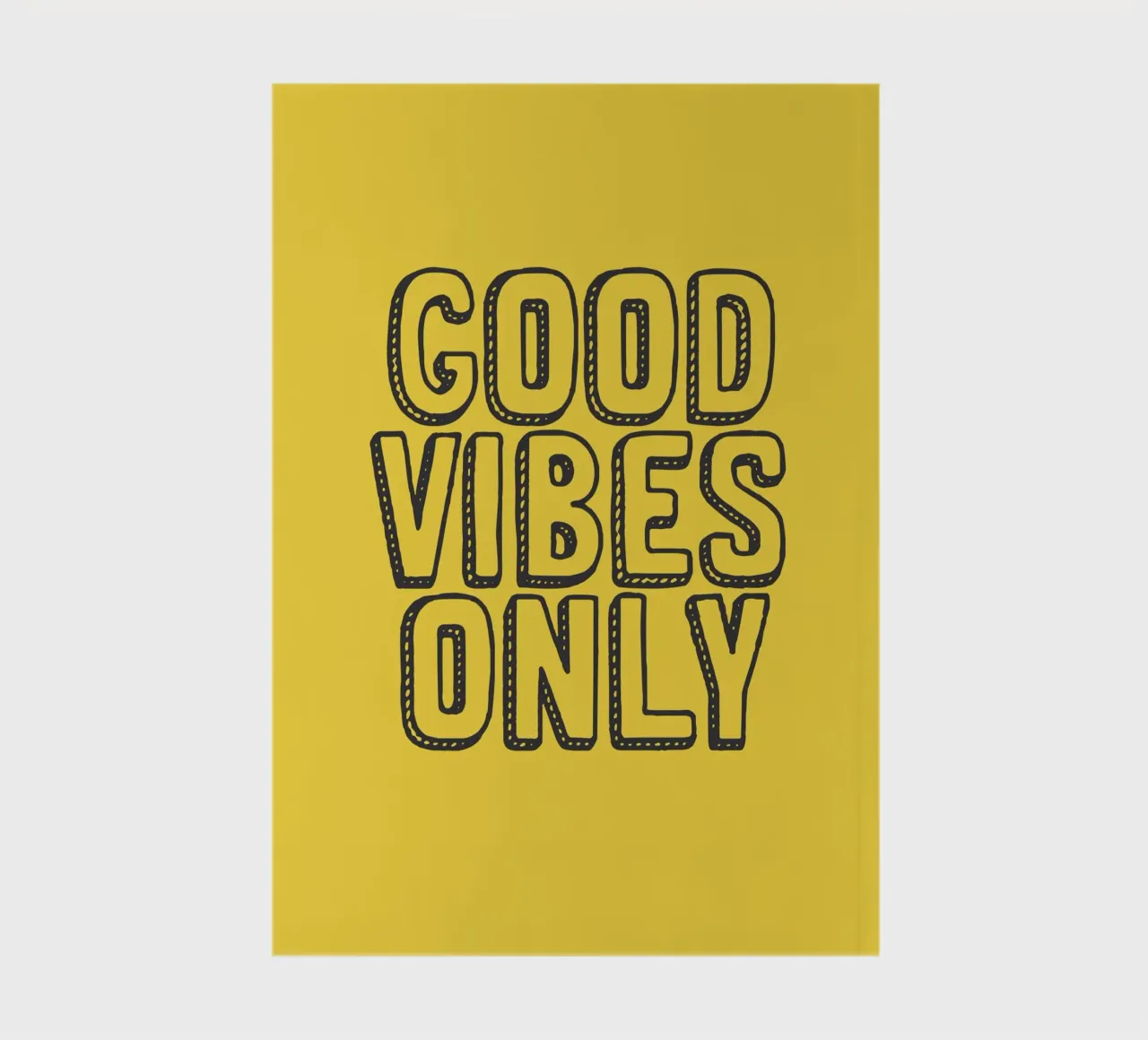 Good Vibes Only notebook by Wall of Words